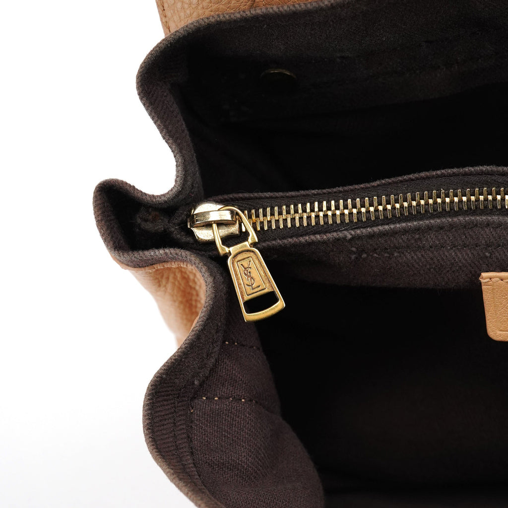 Beige Brown Leather Muse Two 2-Way Bag