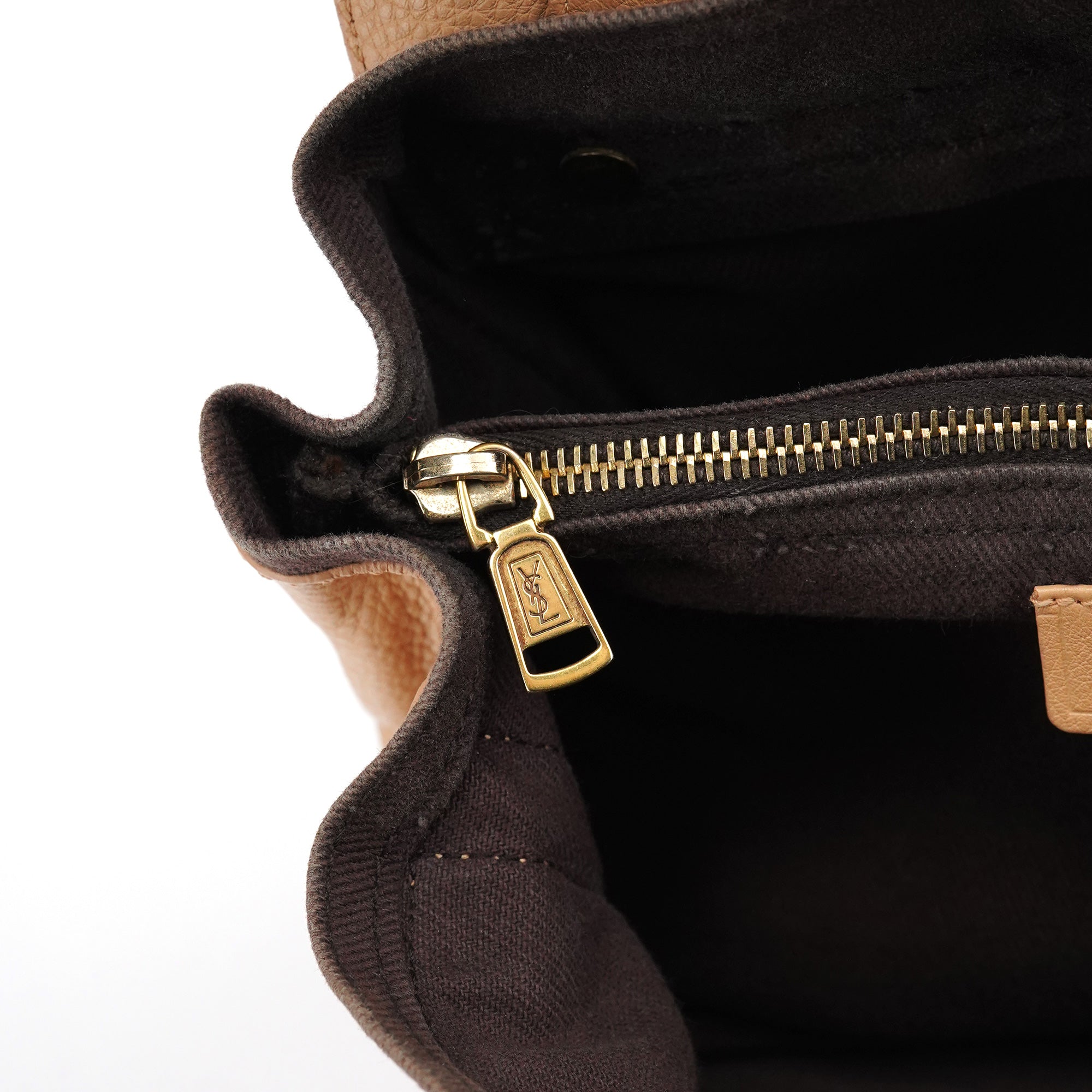 Beige Brown Leather Muse Two 2-Way Bag
