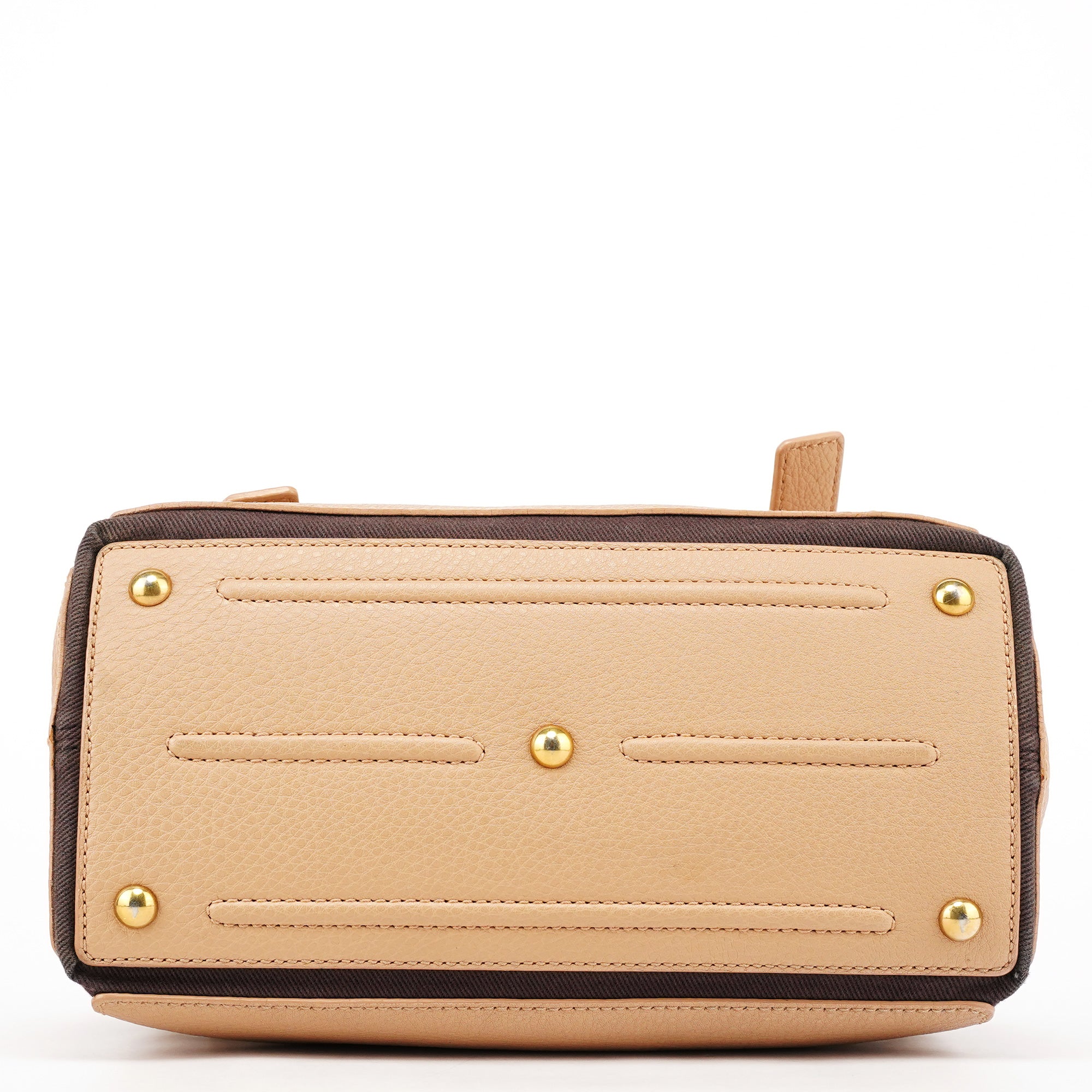 Beige Brown Leather Muse Two 2-Way Bag
