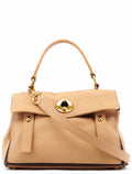 Beige Brown Leather Muse Two 2-Way Bag