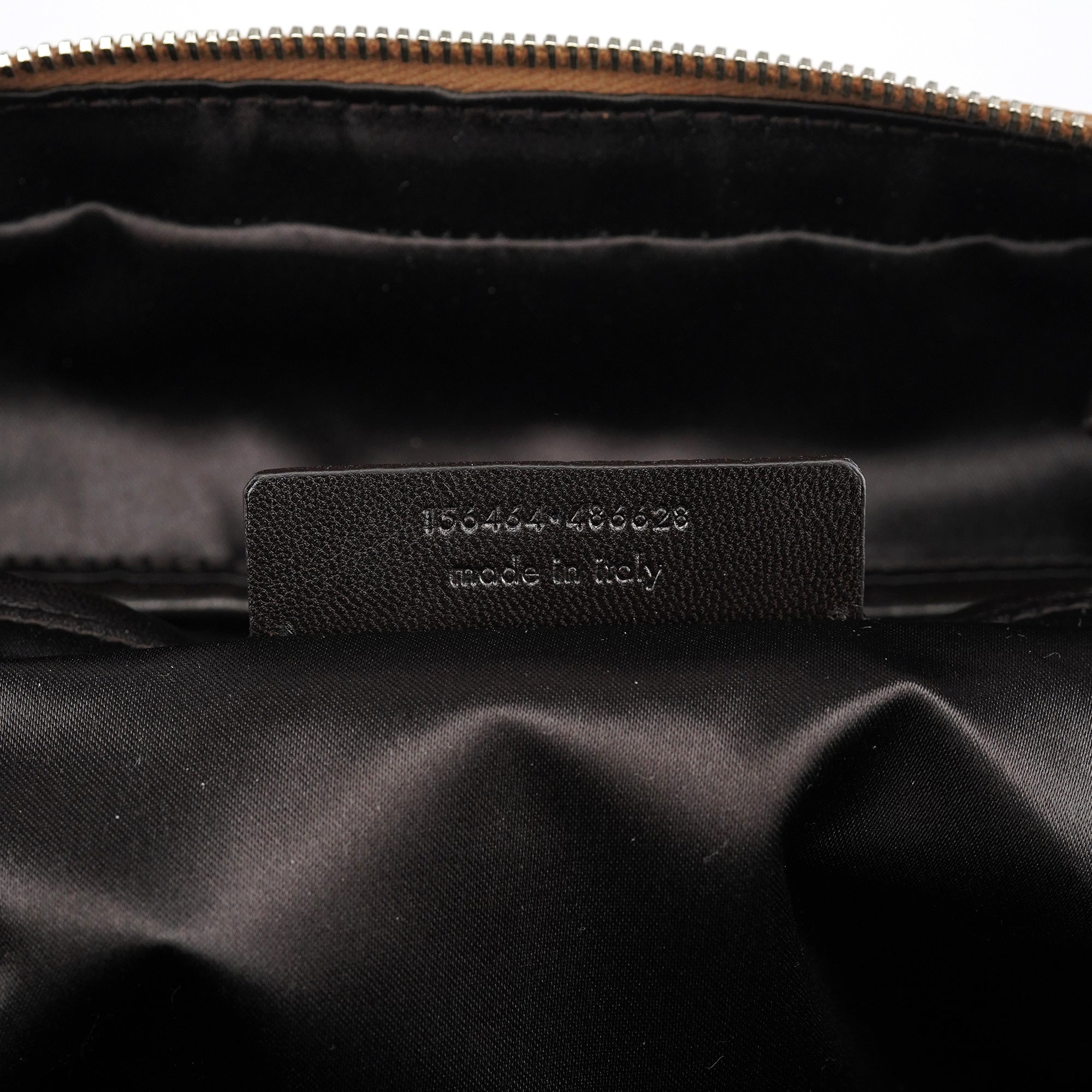 Beige Leather Muse Tote Bag