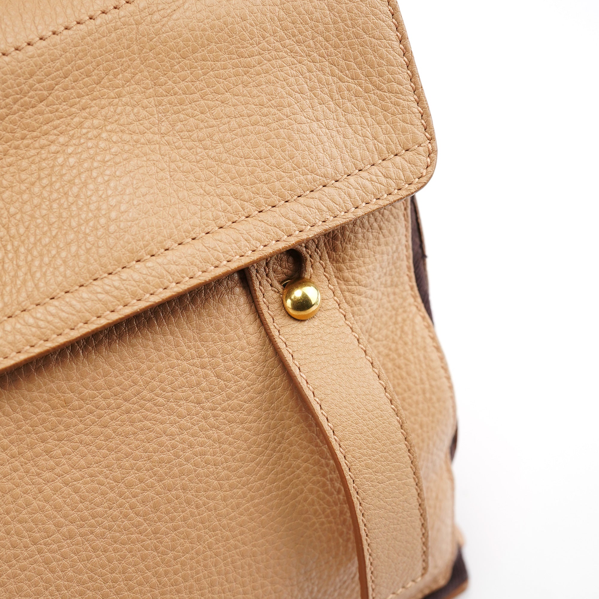 Beige Leather Muse Two 2-Way Bag
