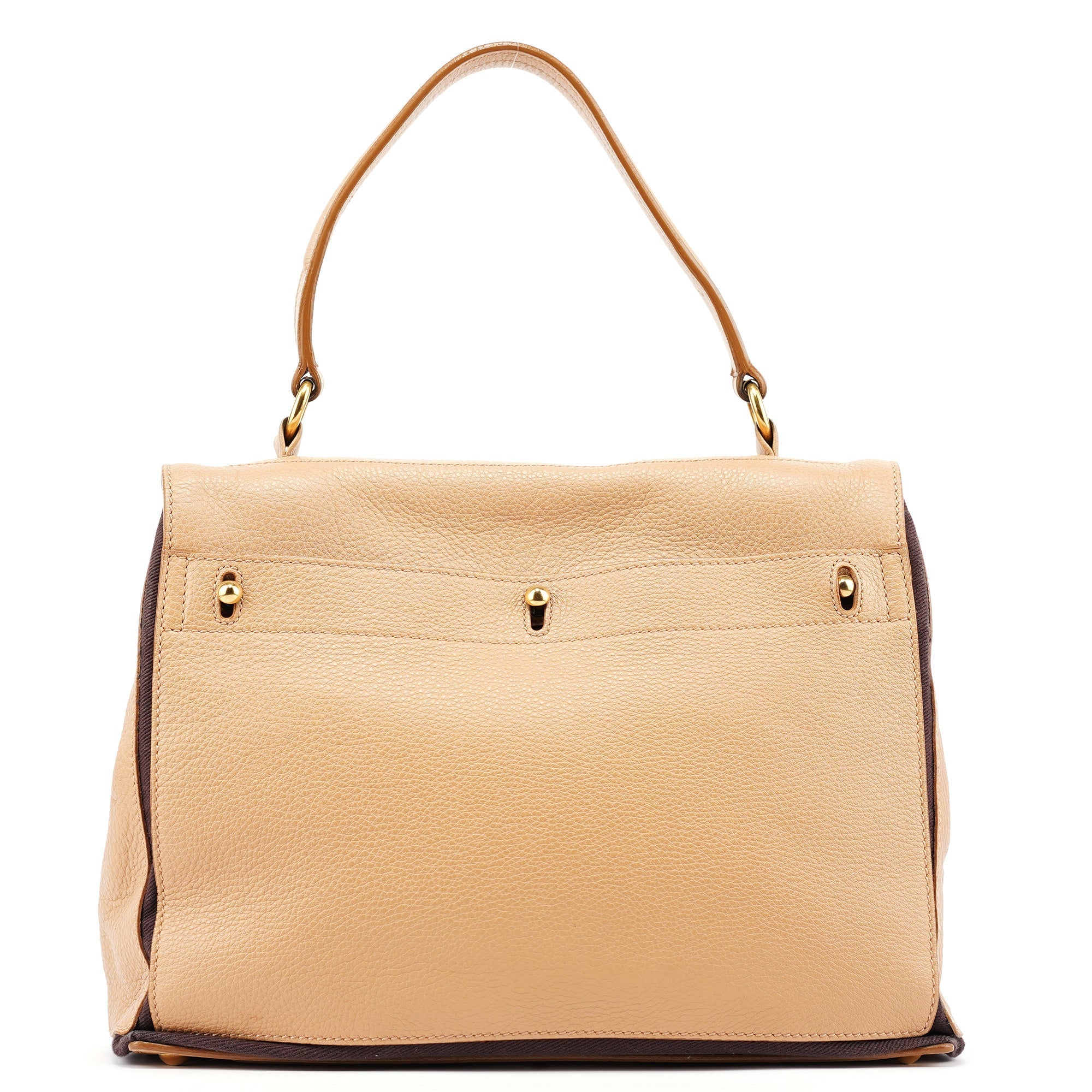 Beige Leather Muse Two 2-Way Bag