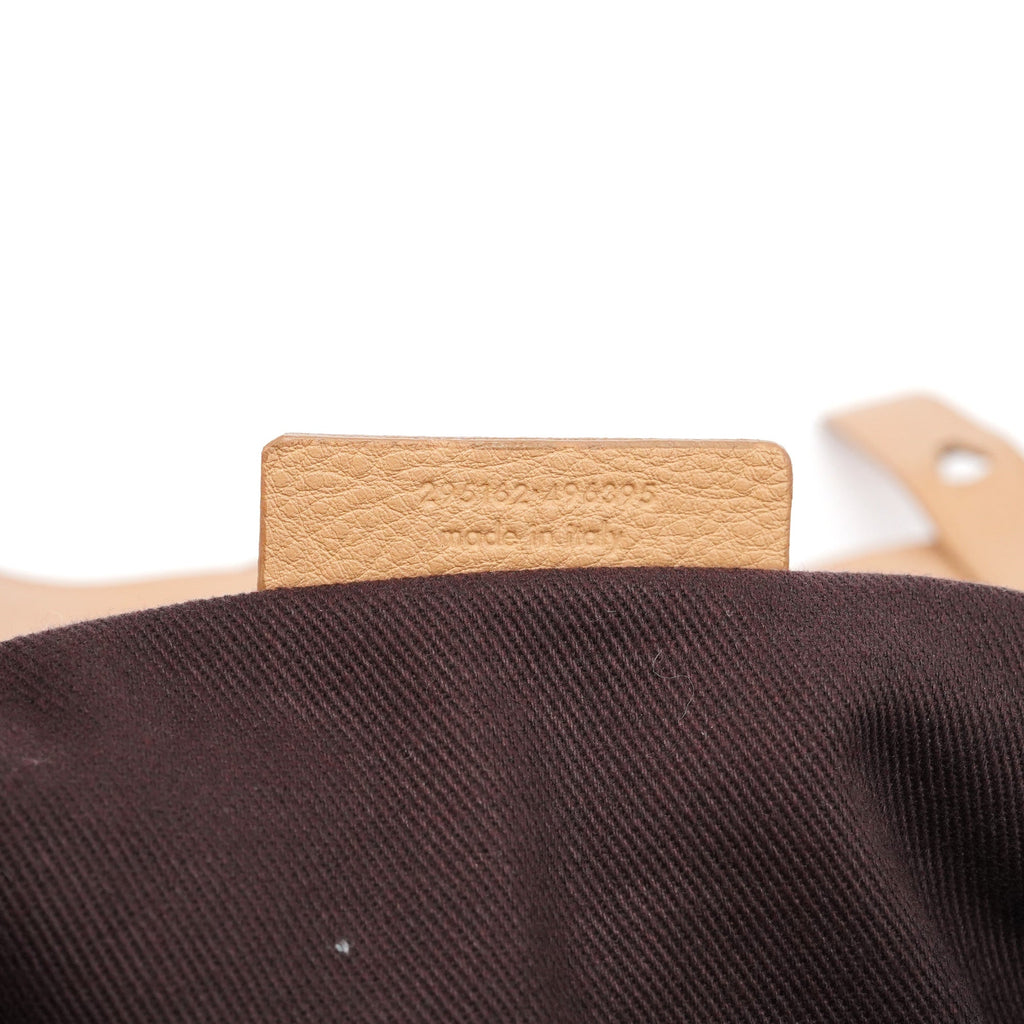 Beige Leather Muse Two 2-Way Bag