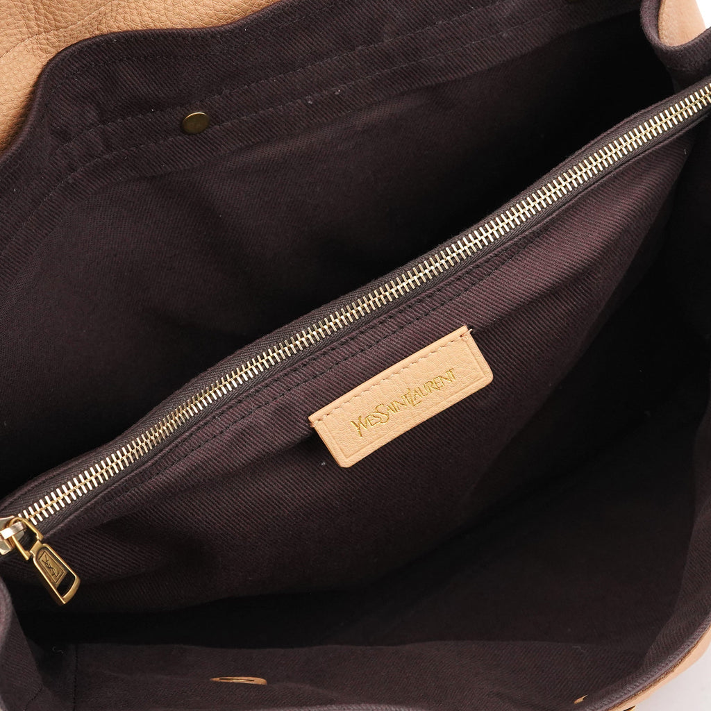 Beige Leather Muse Two 2-Way Bag