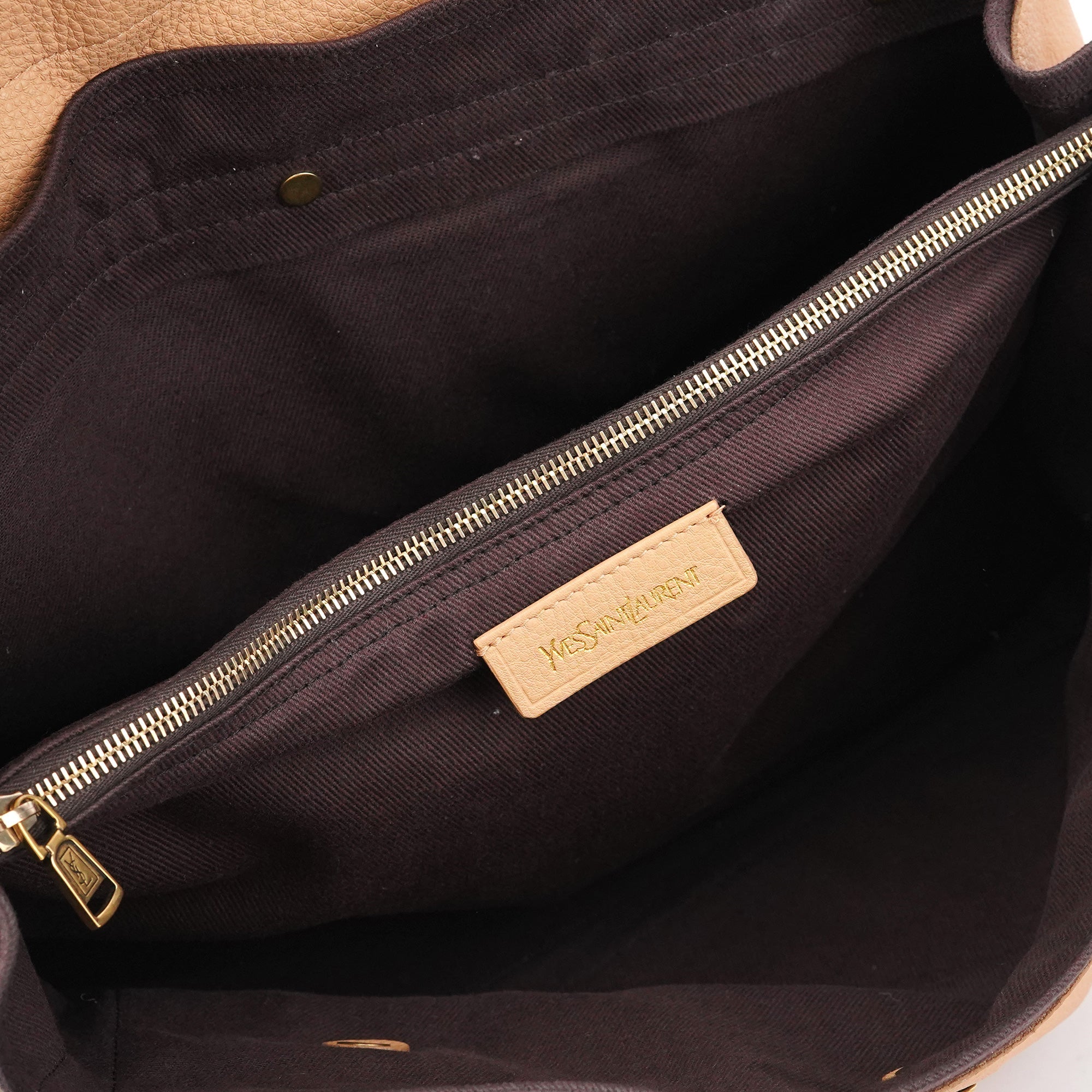 Beige Leather Muse Two 2-Way Bag