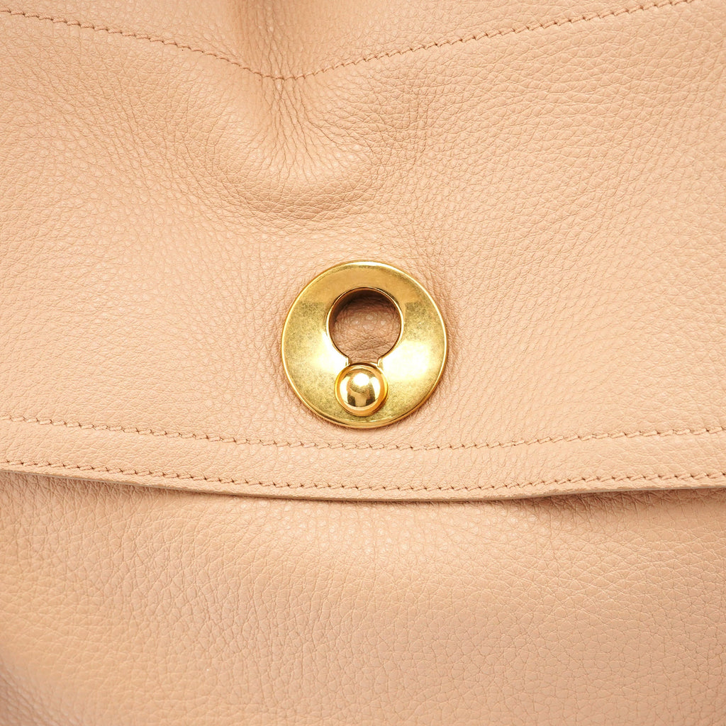 Beige Leather Muse Two 2-Way Bag