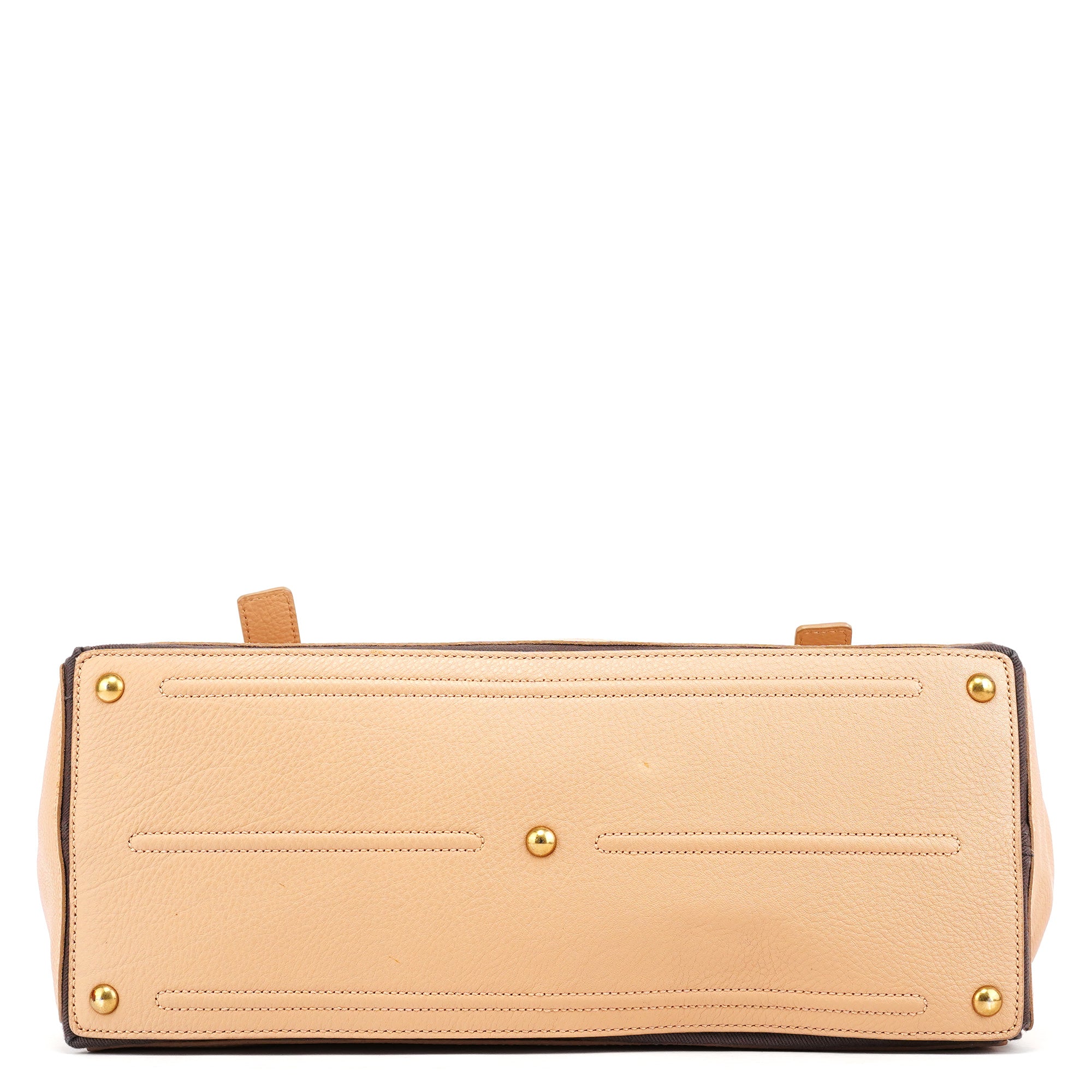 Beige Leather Muse Two 2-Way Bag