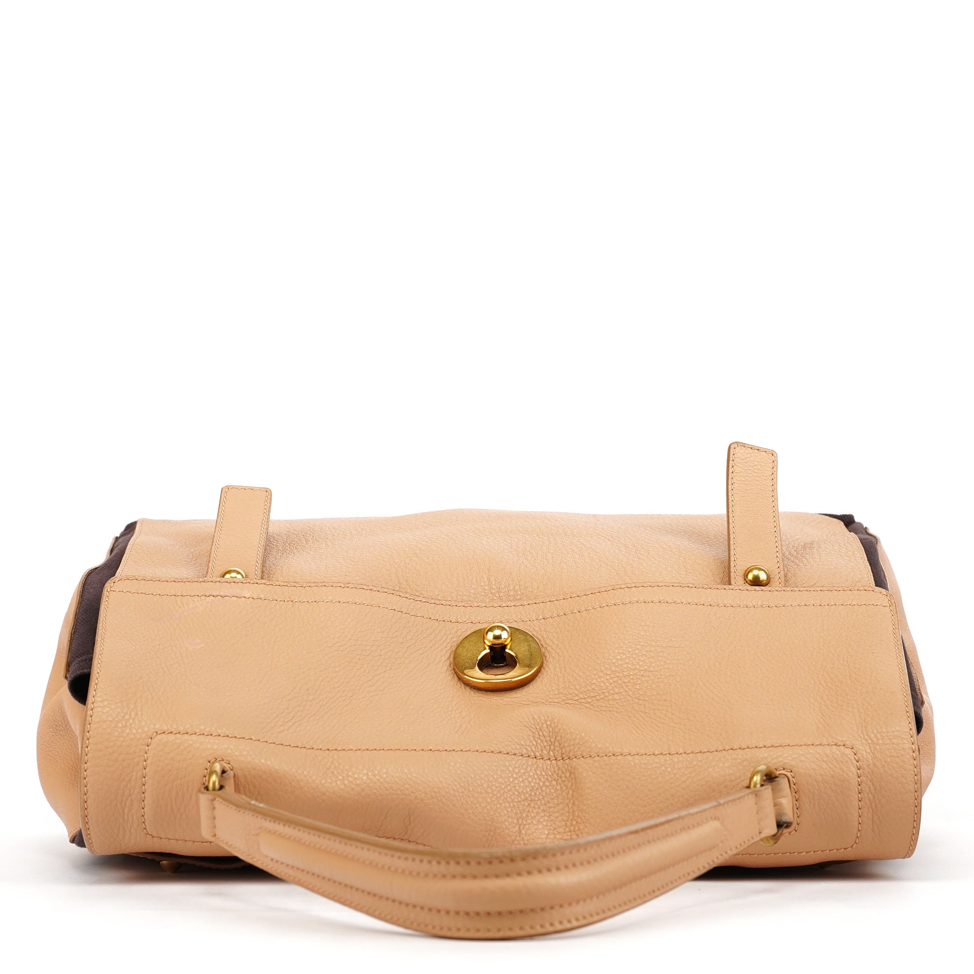 Beige Leather Muse Two 2-Way Bag