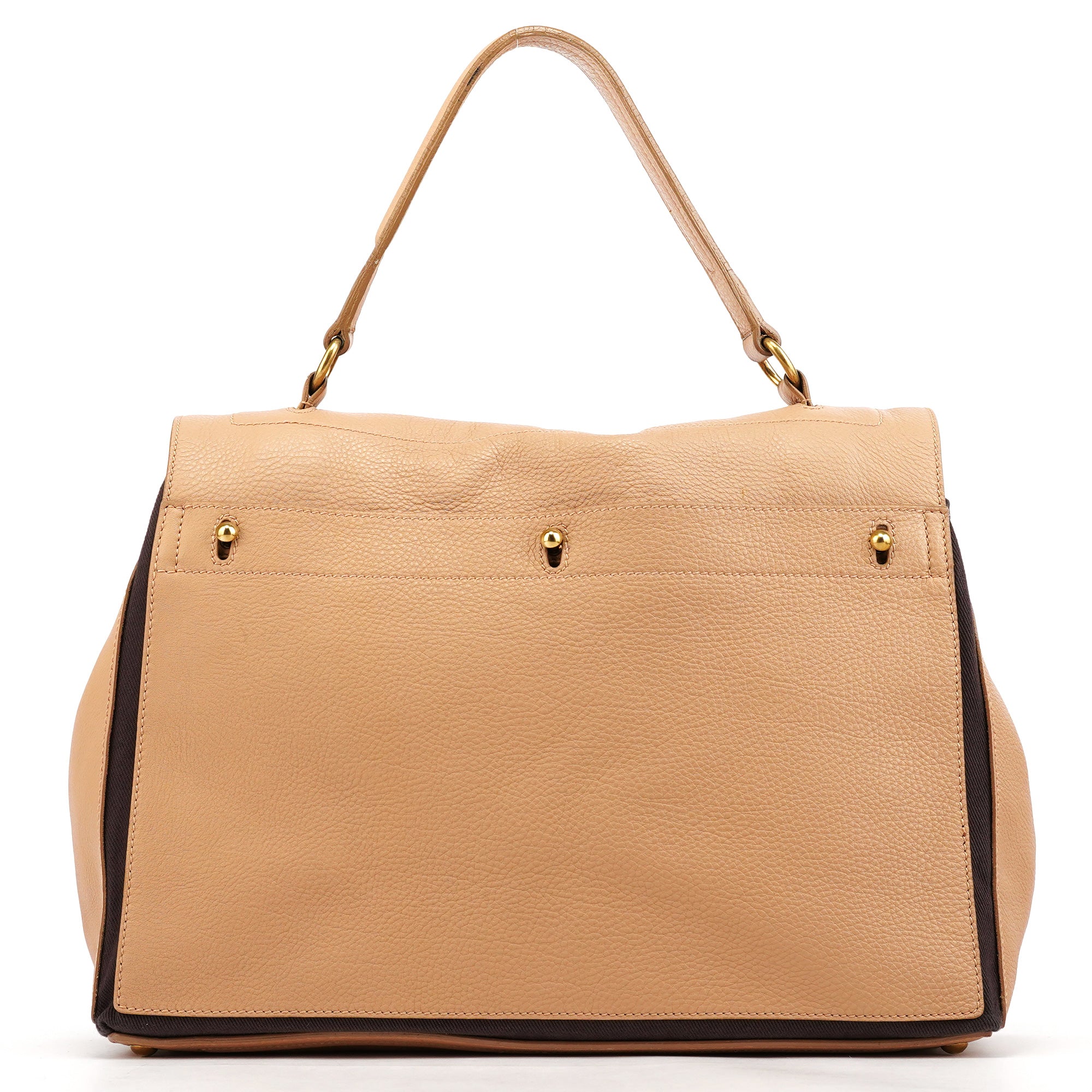 Beige Leather Muse Two 2-Way Bag