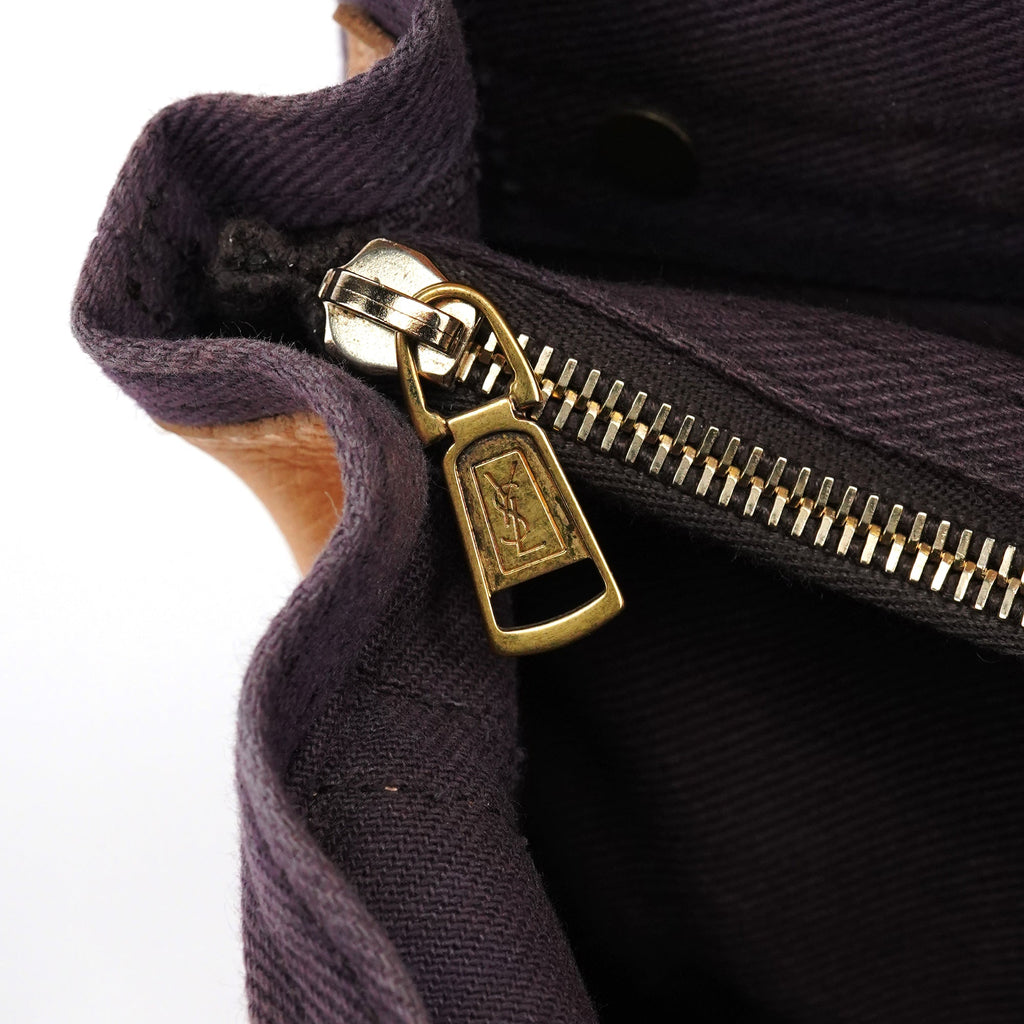 Beige Leather Muse Two Bag