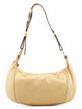 Beige Leather YSL Mombasa Shoulder Bag