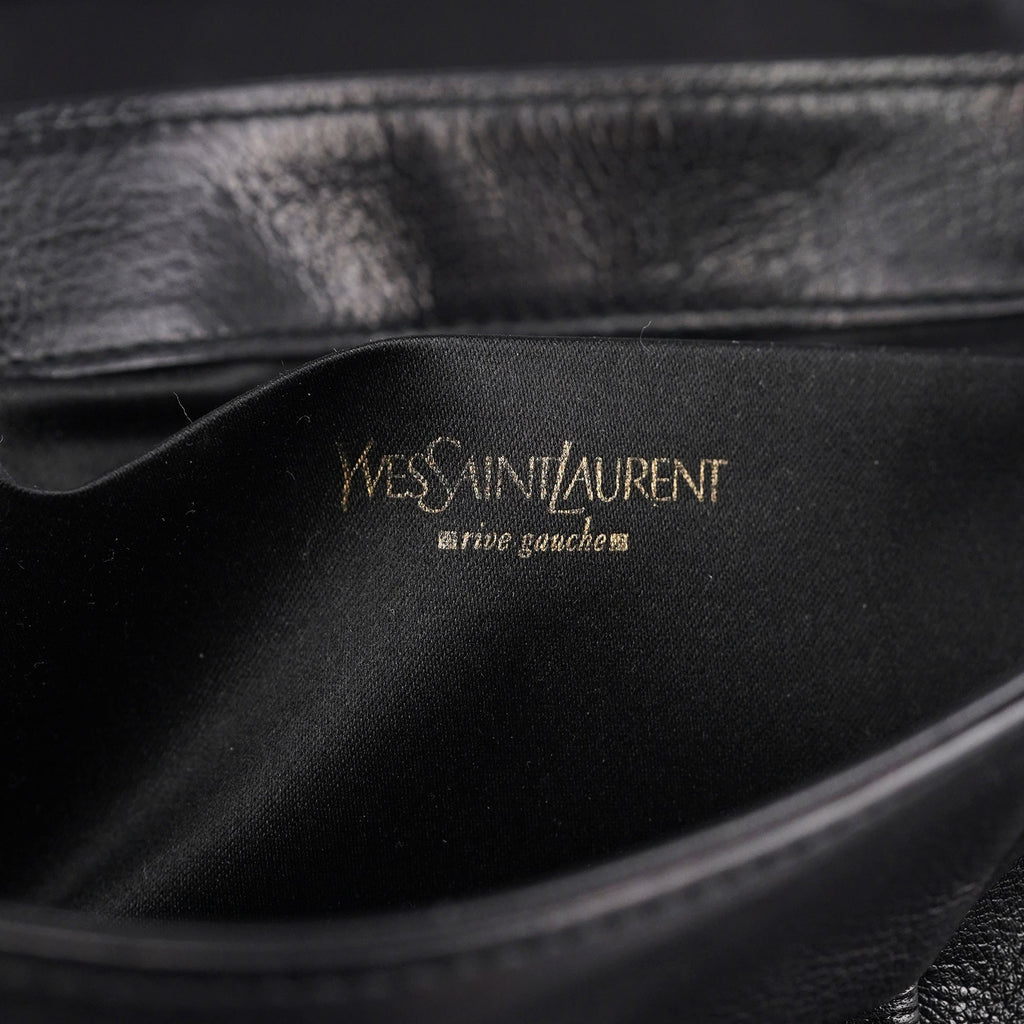 Black Calfskin Clutch Bag