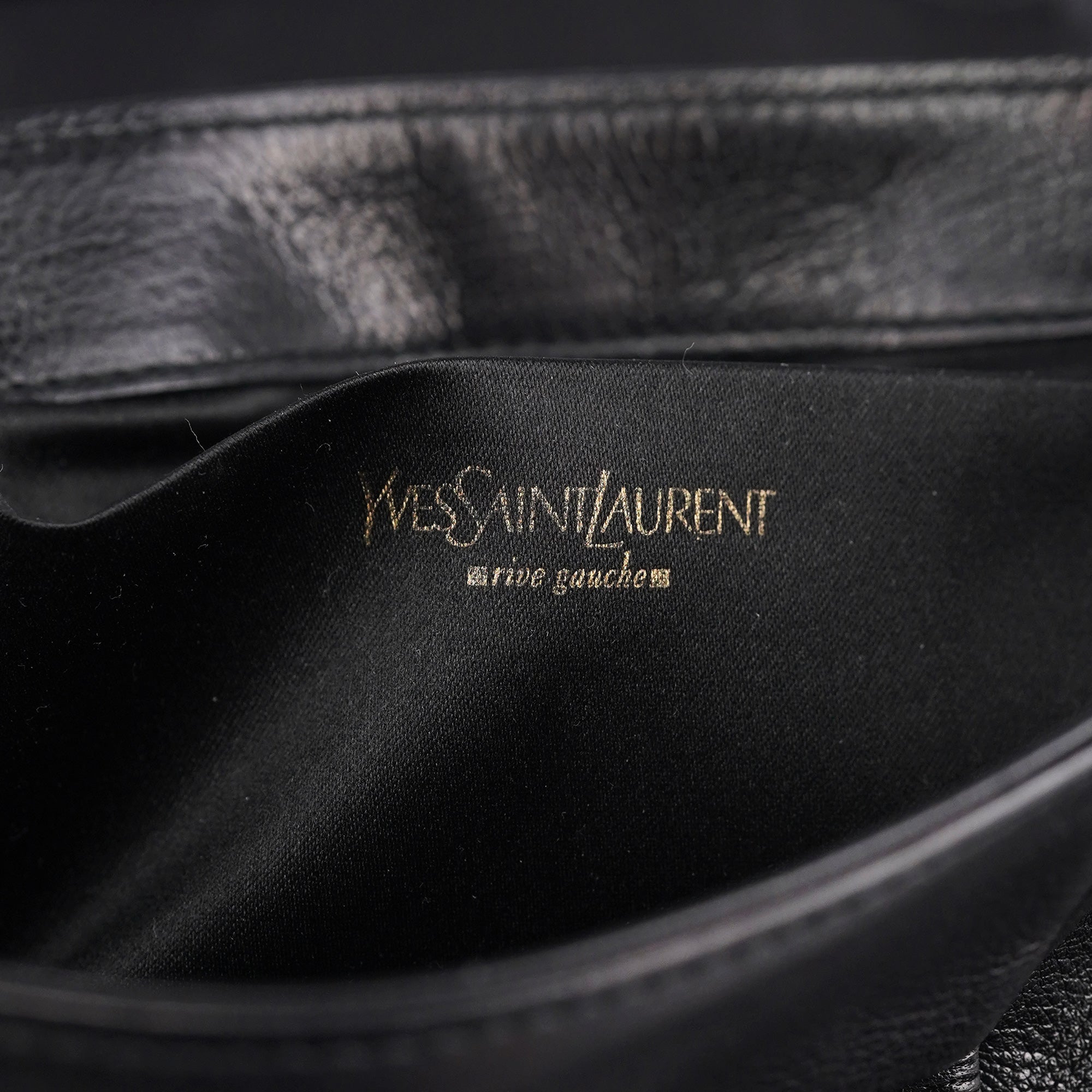 Black Calfskin Clutch Bag