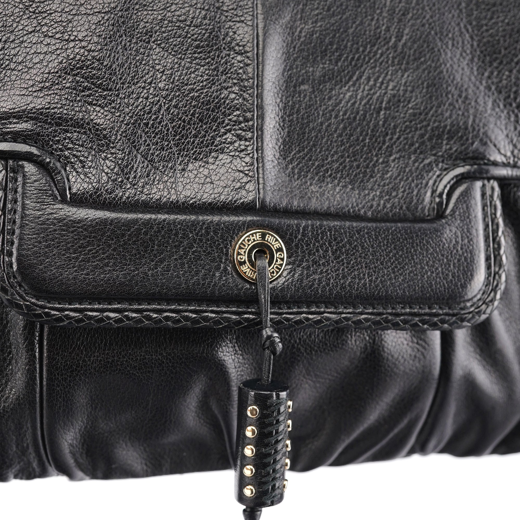 Black Calfskin Clutch Bag