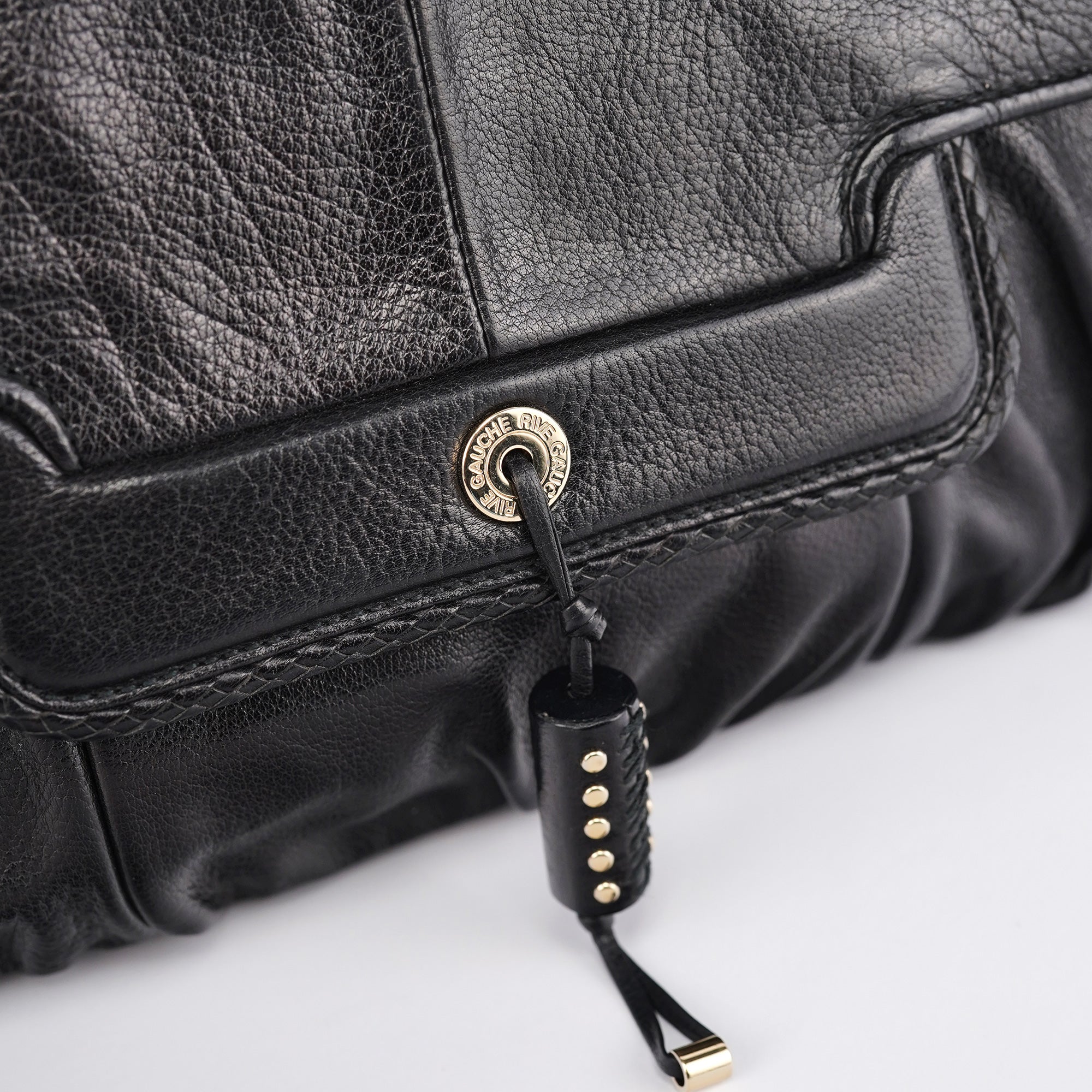 Black Calfskin Clutch Bag