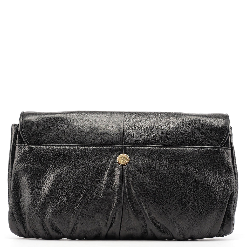 Black Calfskin Clutch Bag