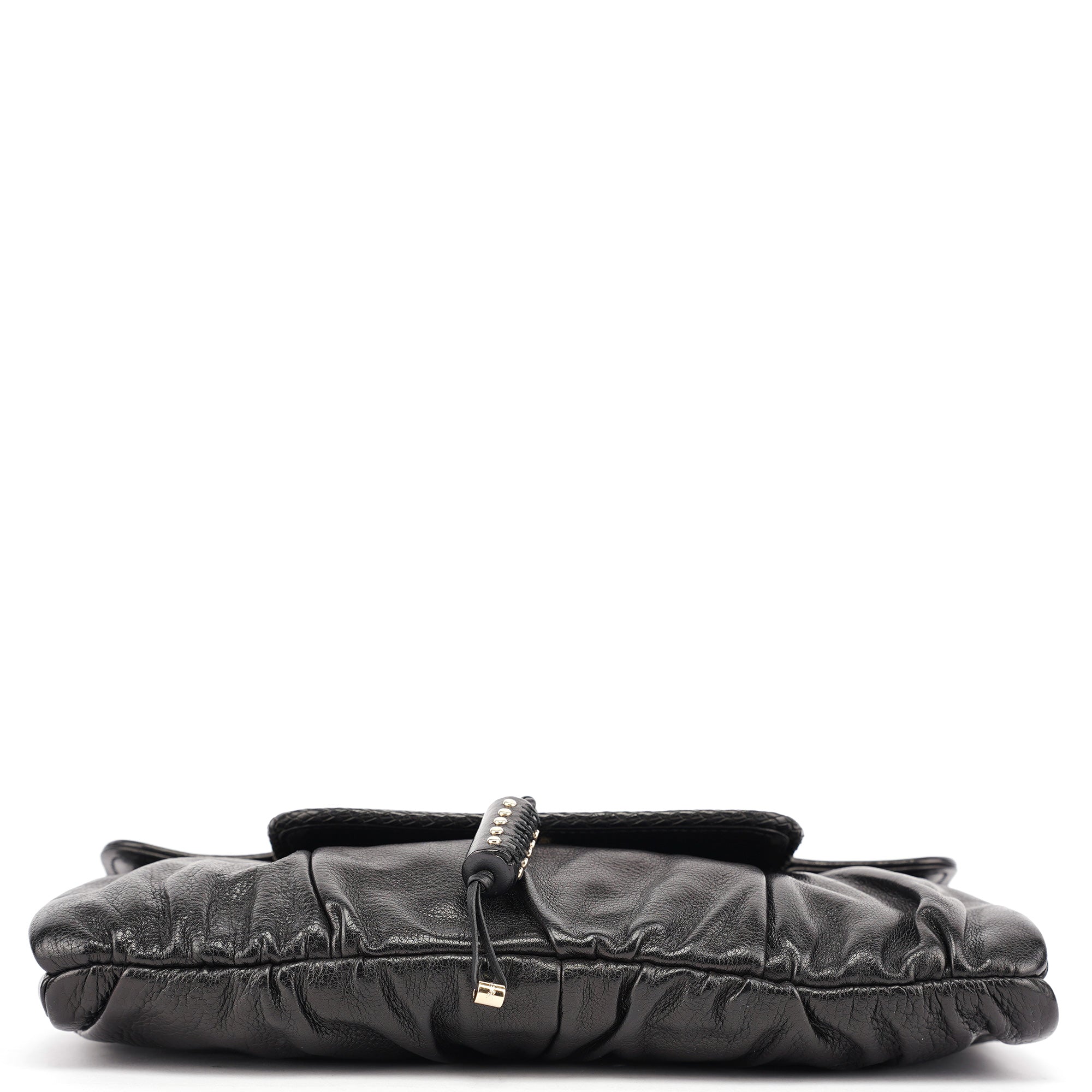 Black Calfskin Clutch Bag