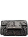 Black Calfskin Clutch Bag
