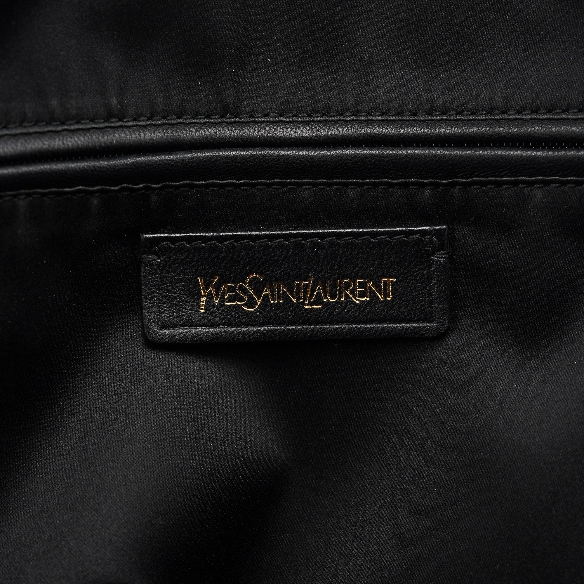 Black Calfskin Leather Muse Tote Bag