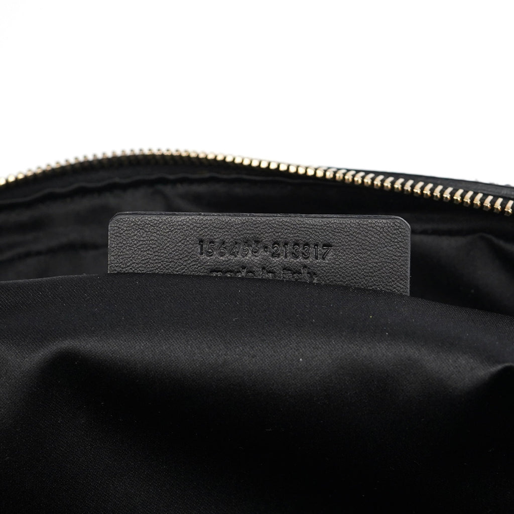 Black Calfskin Leather Muse Tote Bag