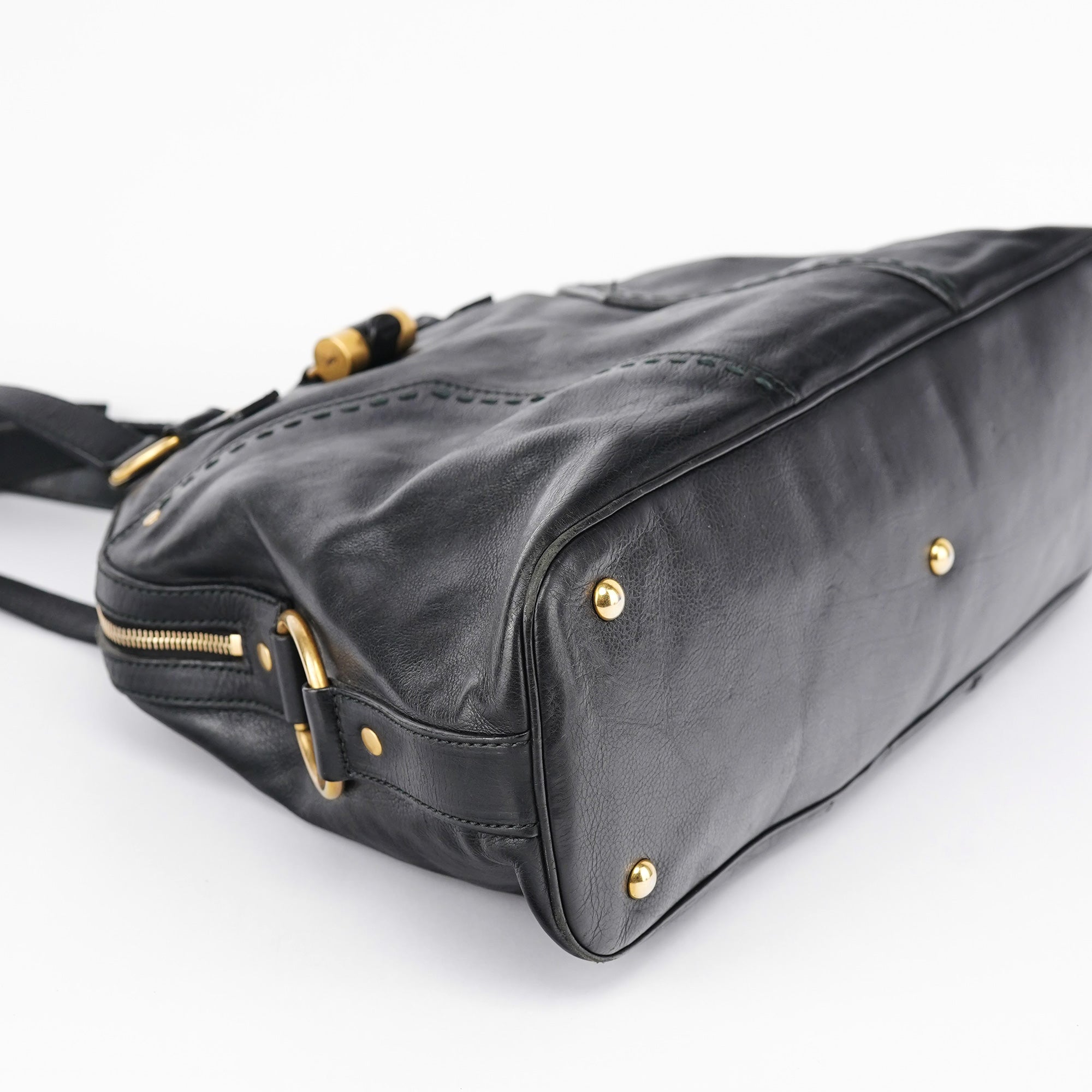 Black Calfskin Muse Tote Bag