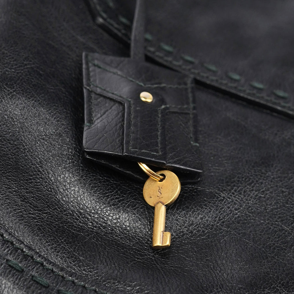 Black Calfskin Muse Tote Bag
