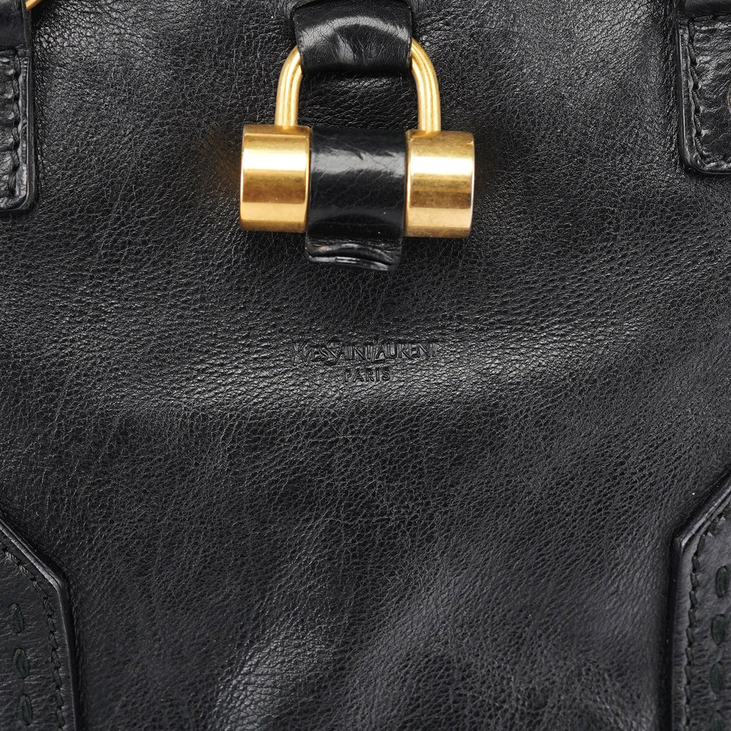 Black Calfskin Muse Tote Bag