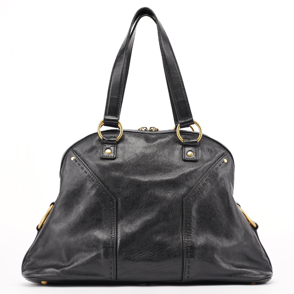 Black Calfskin Muse Tote Bag