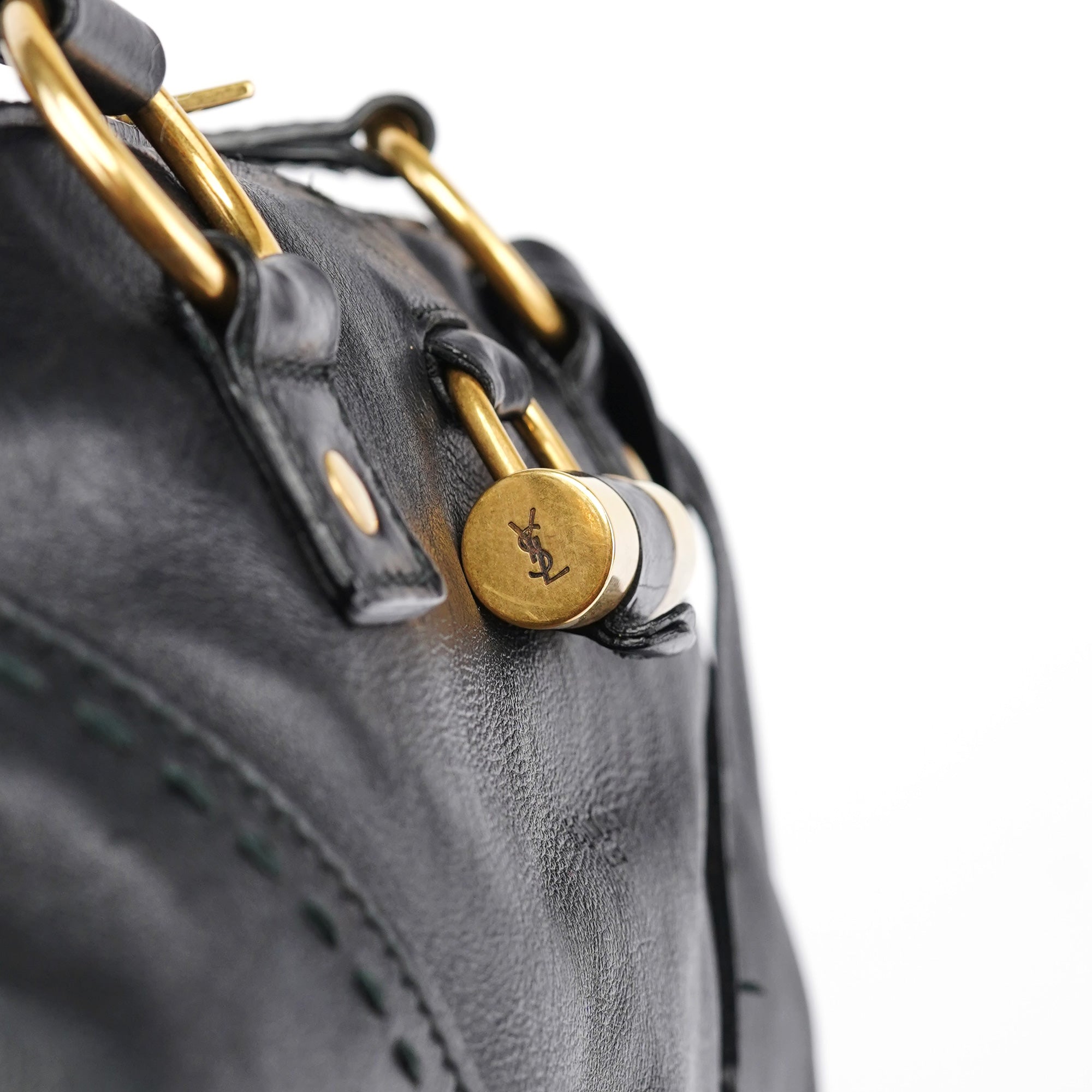 Black Calfskin Muse Tote Bag