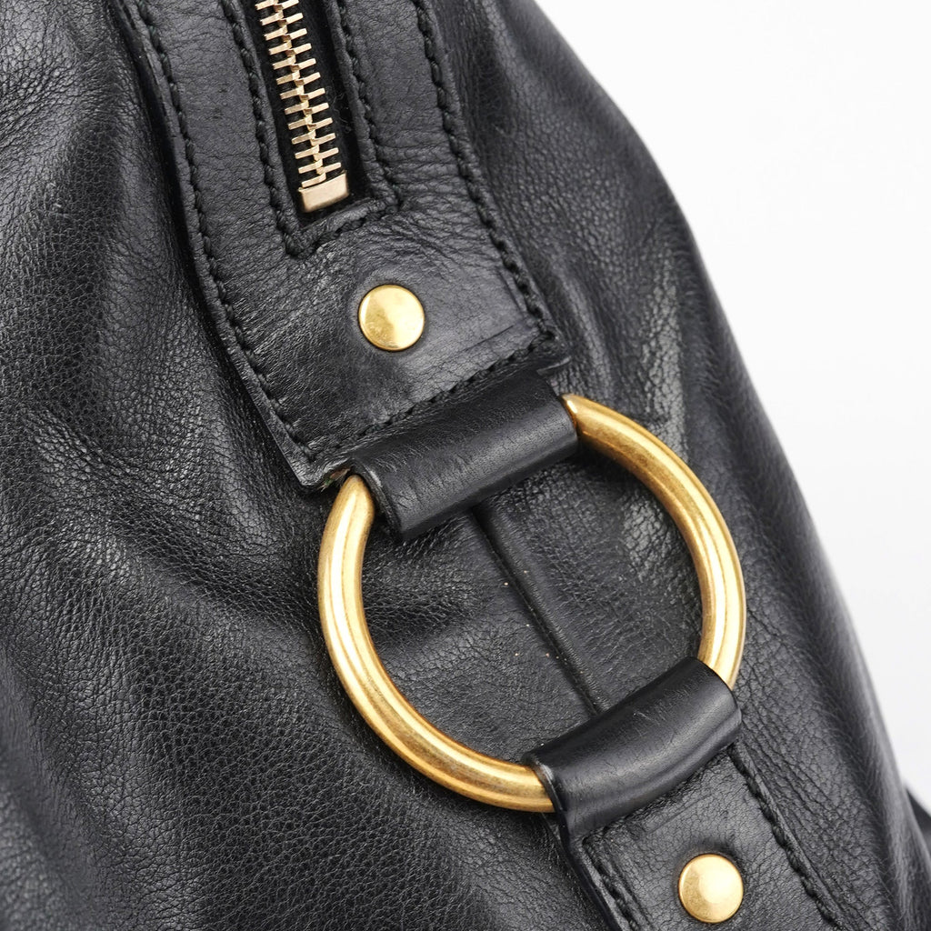 Black Calfskin Muse Tote Bag