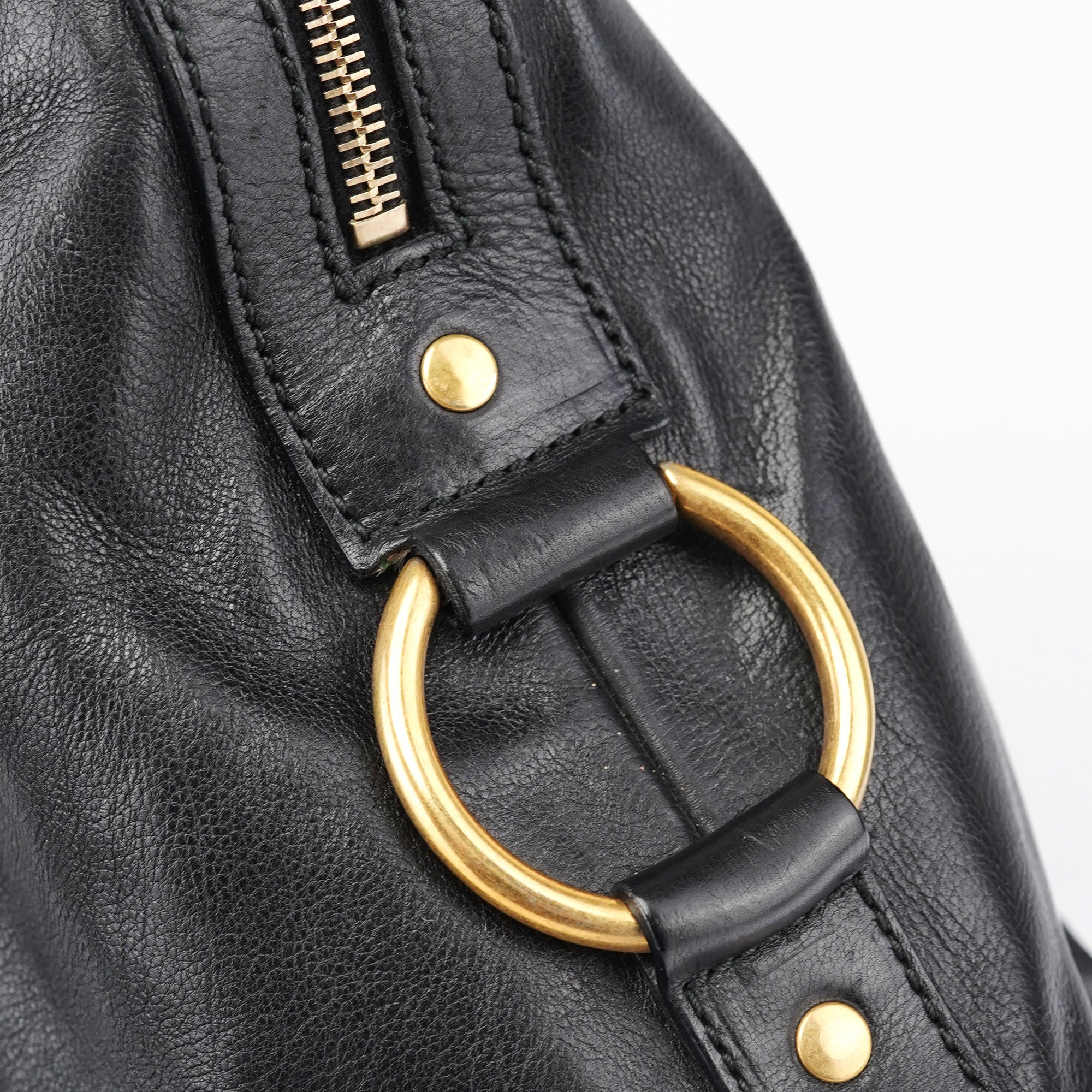 Black Calfskin Muse Tote Bag