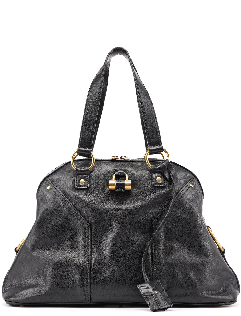 Black Calfskin Muse Tote Bag