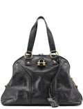 Black Calfskin Muse Tote Bag