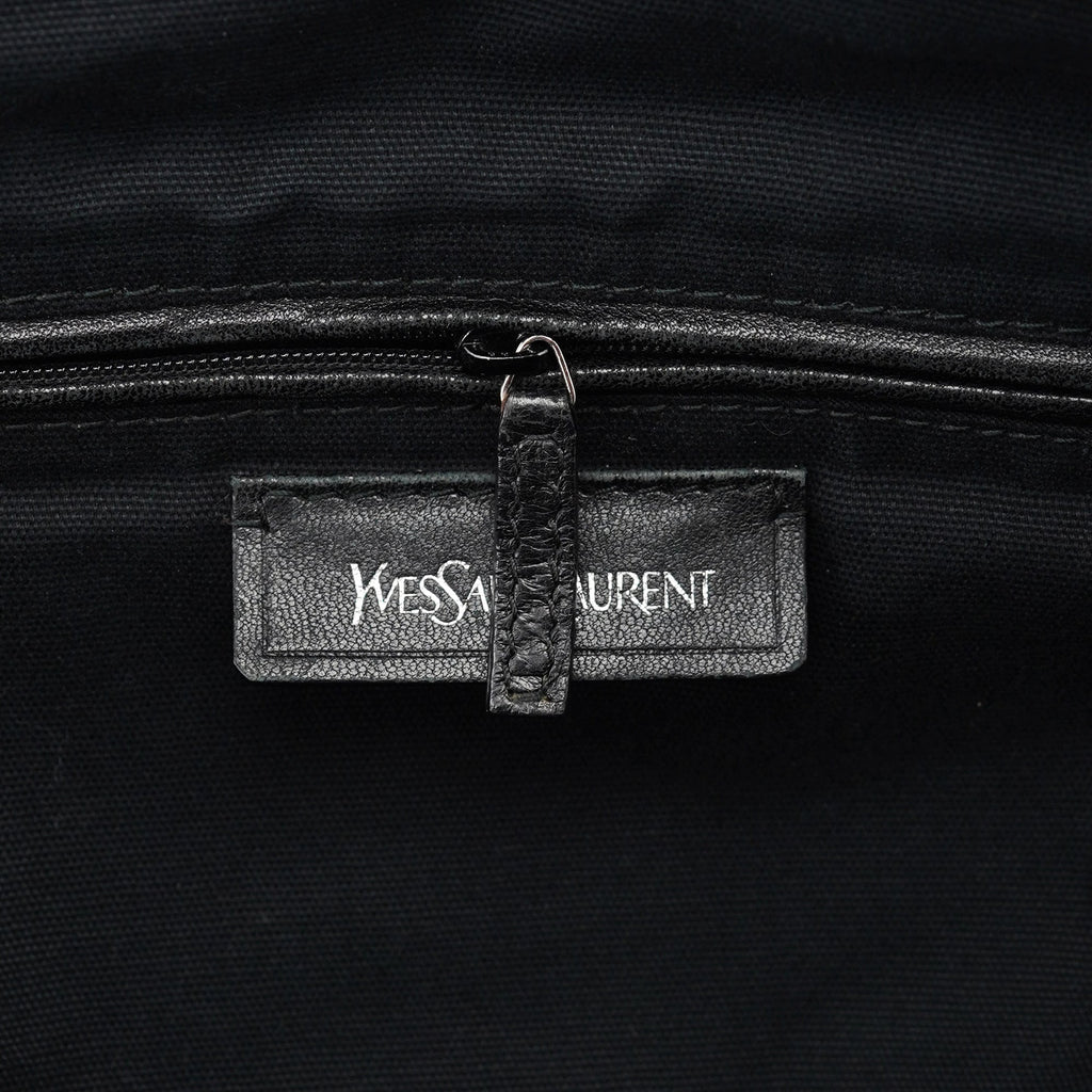Black Lambskin Easy Bowling Bag