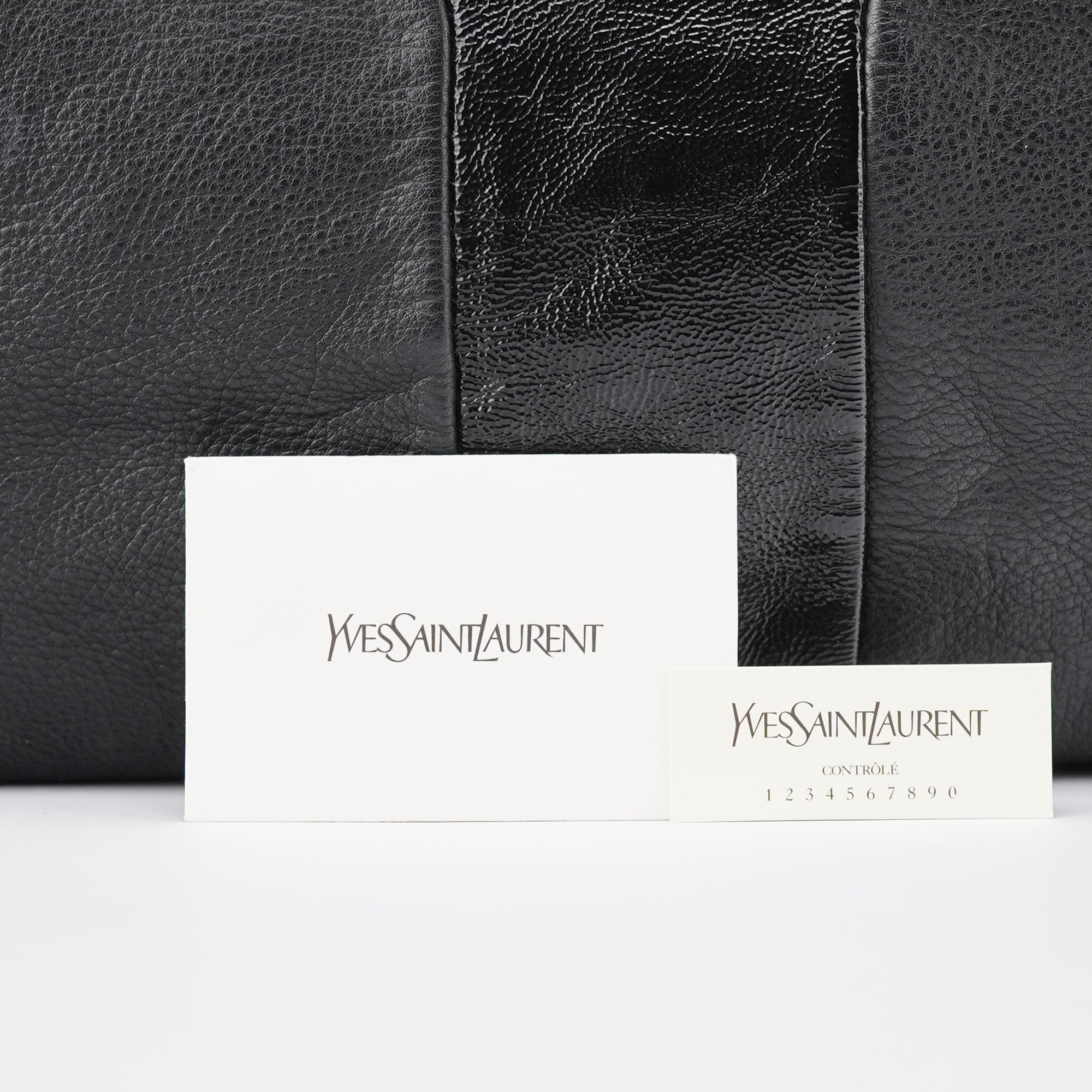 Black Lambskin Easy Bowling Bag