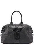 Black Lambskin Easy Bowling Bag