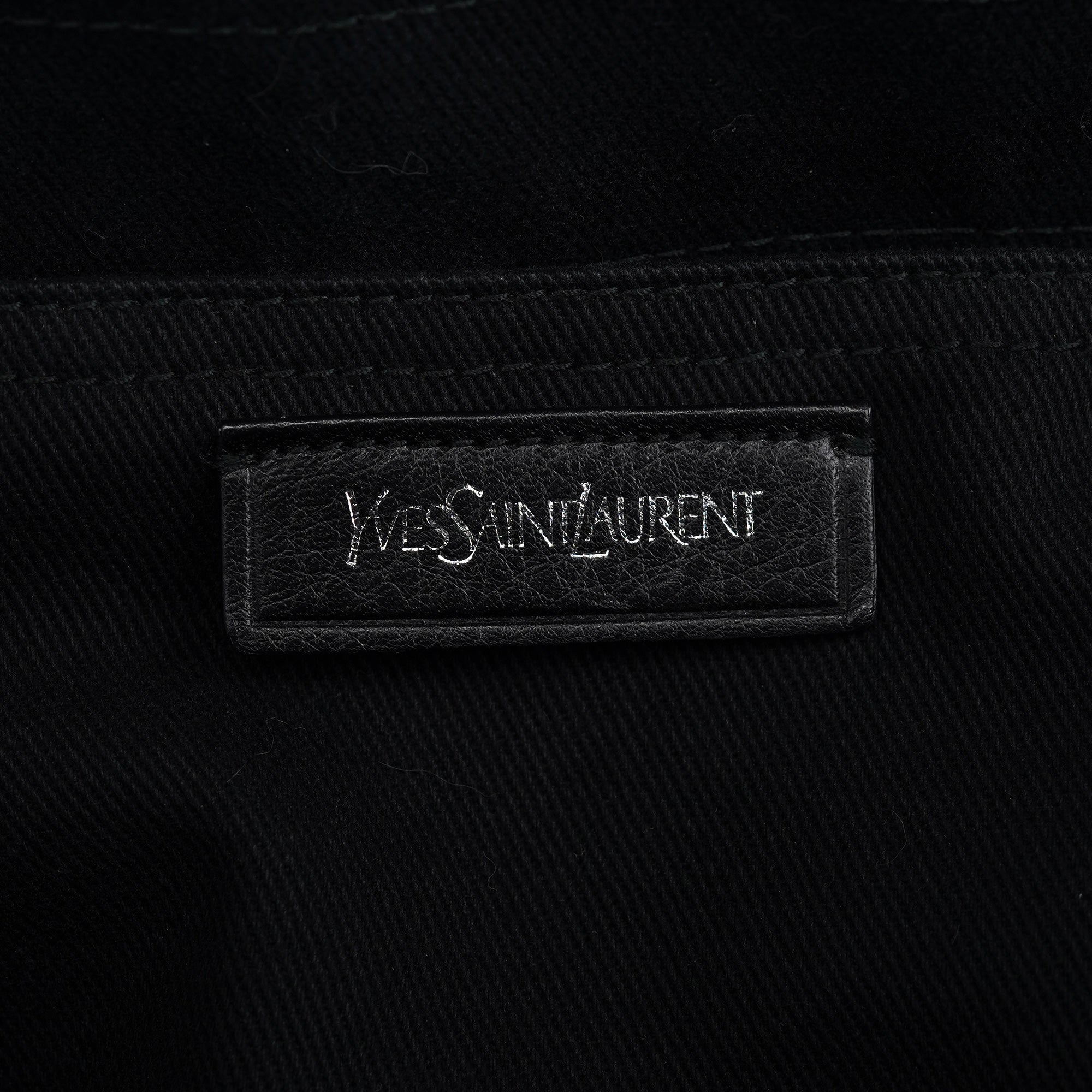 Black Large Leather Muse Two Bag