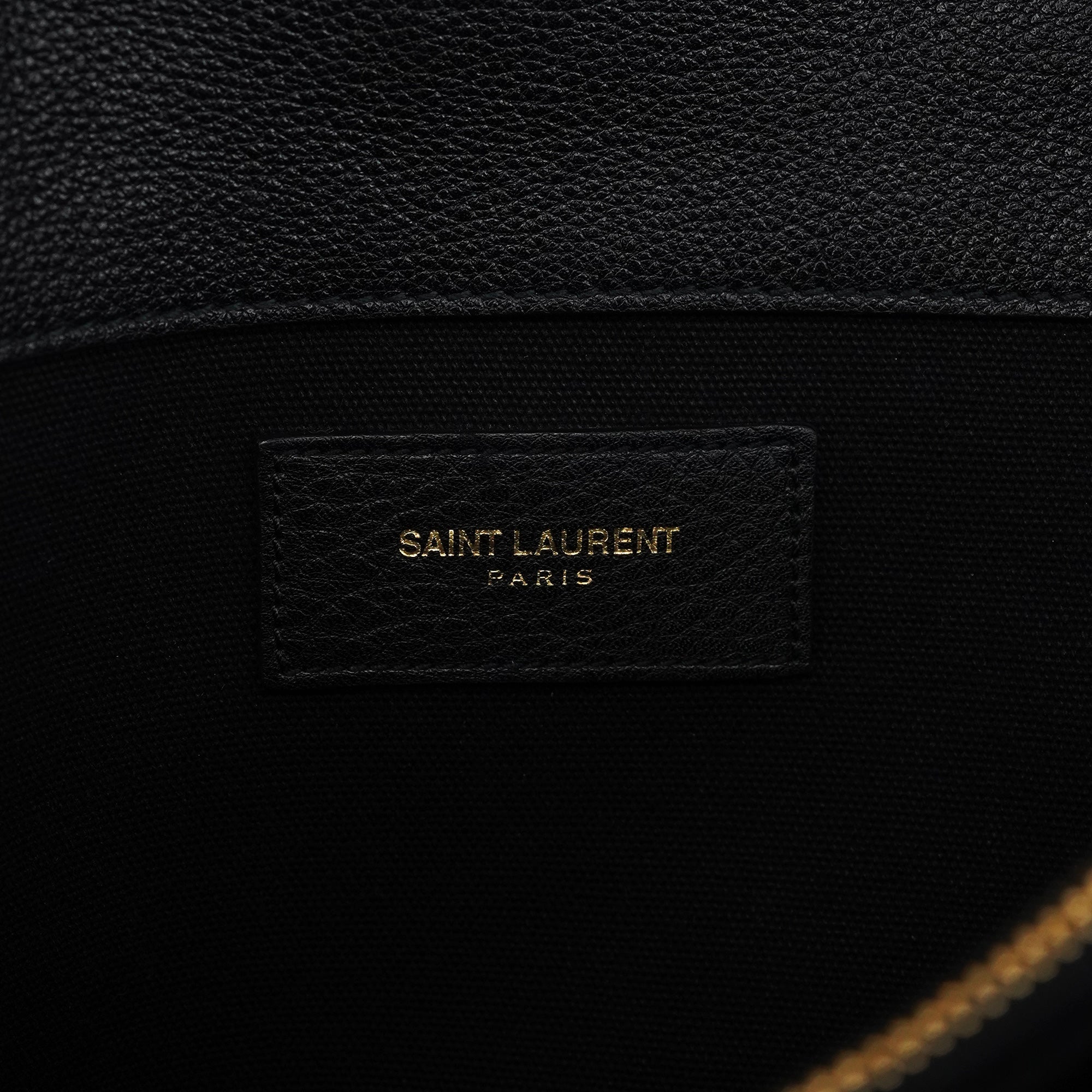 Black Leather Canvas Muse Two 2-Way Bag