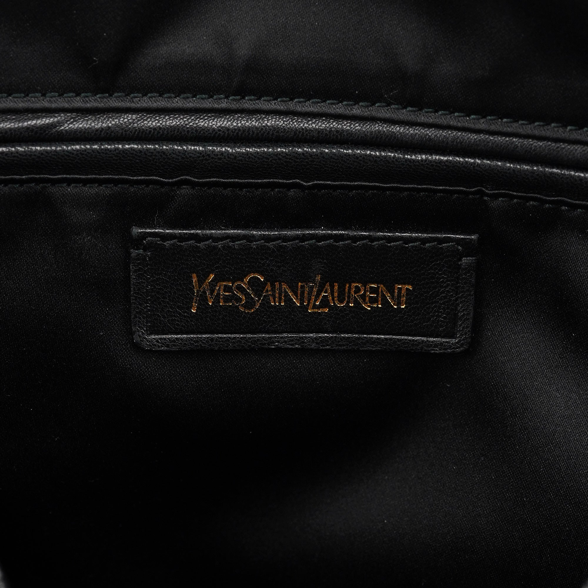 Black Leather Muse Tote Bag