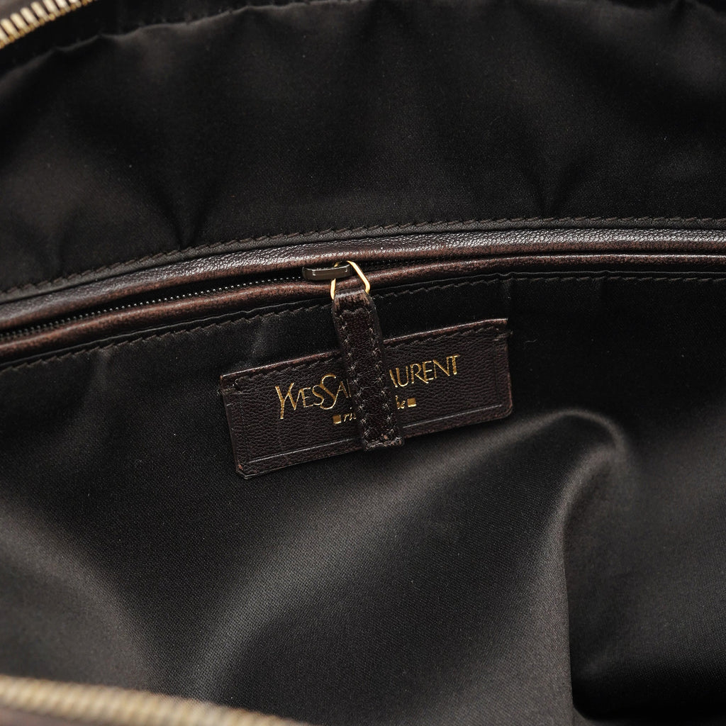 Dark Brown Leather Muse Tote Bag