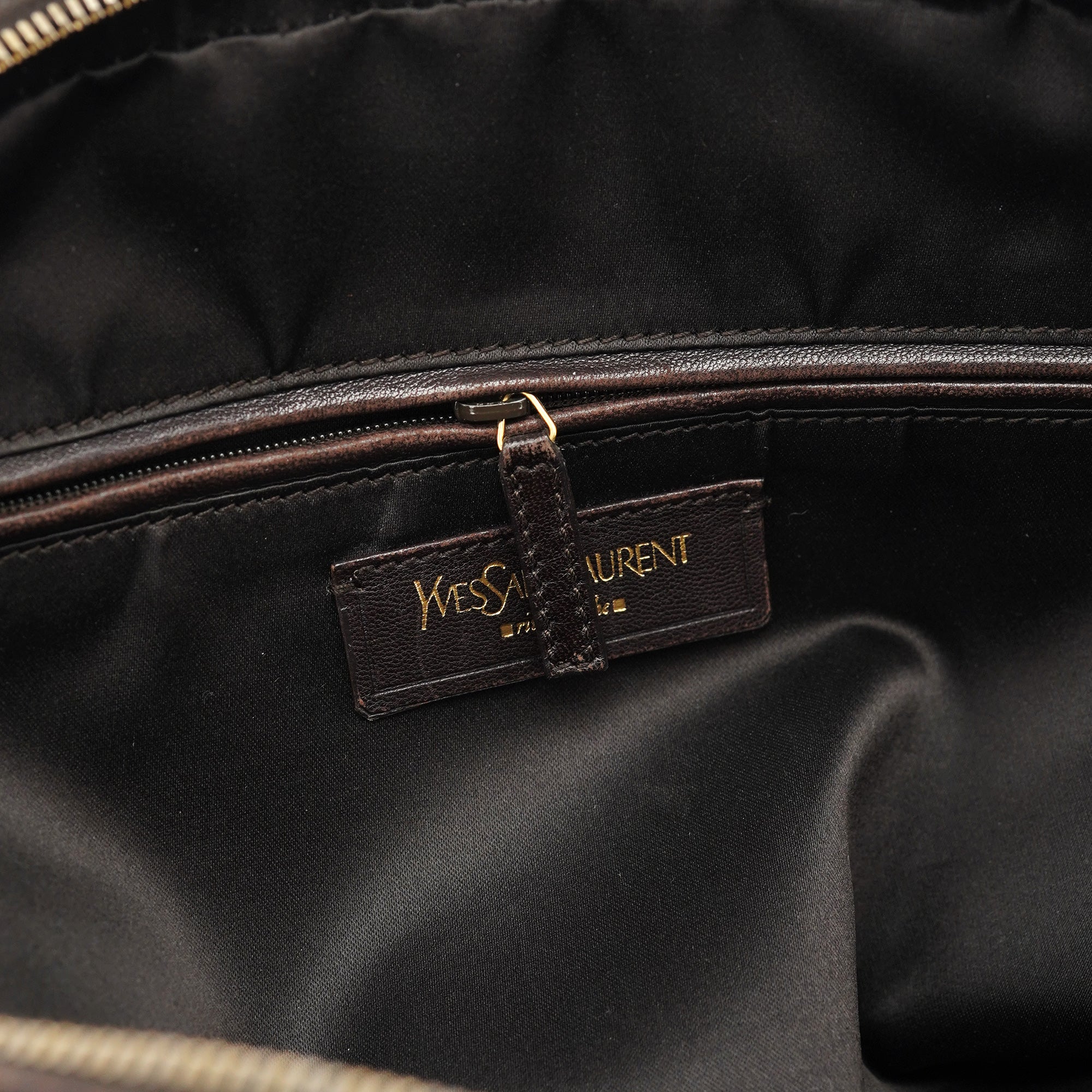 Dark Brown Leather Muse Tote Bag