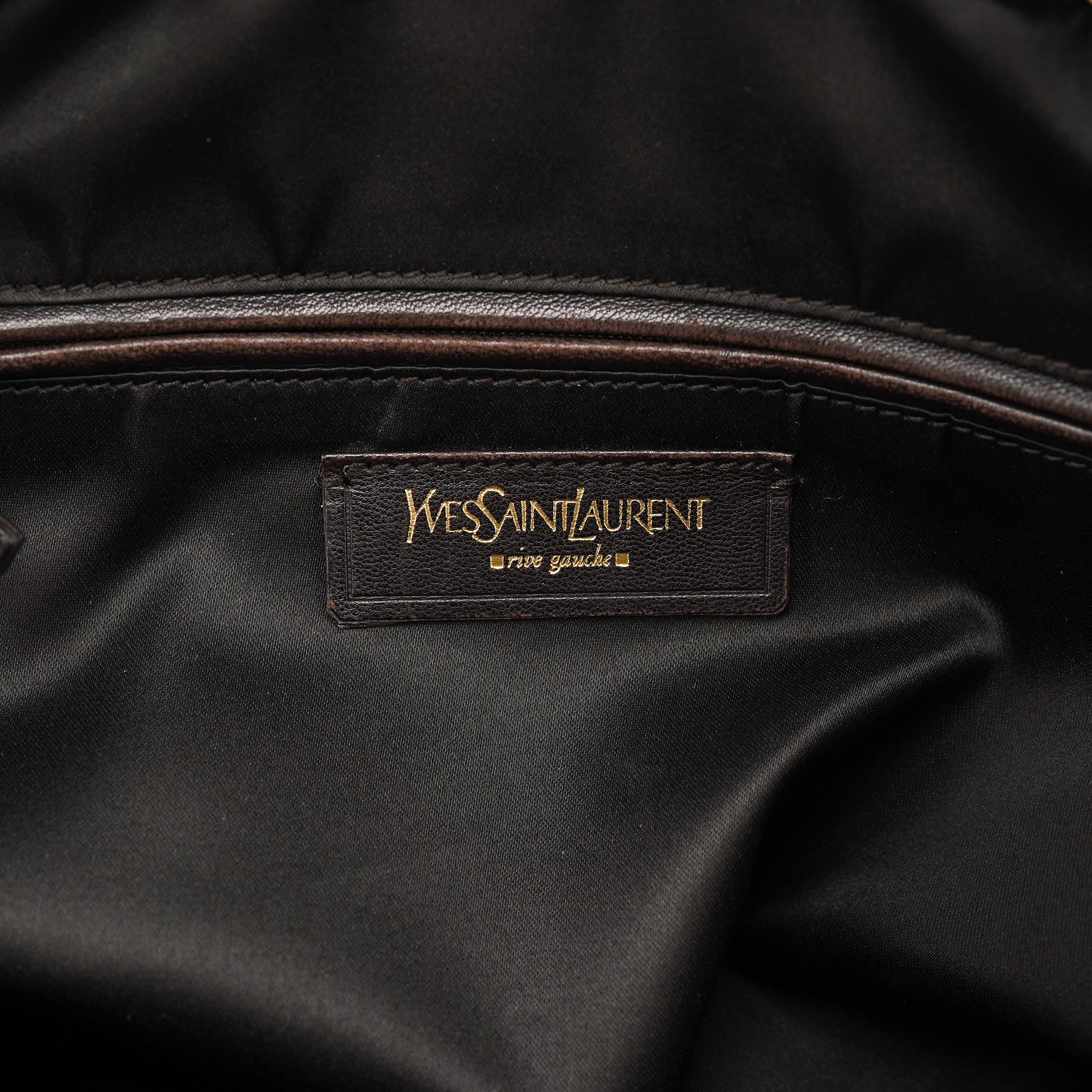 Dark Brown Leather Muse Tote Bag
