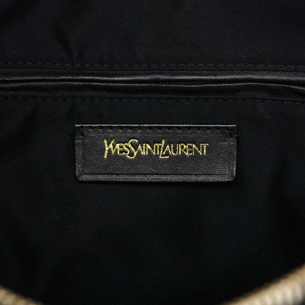 Black Leather Muse Tote Bag