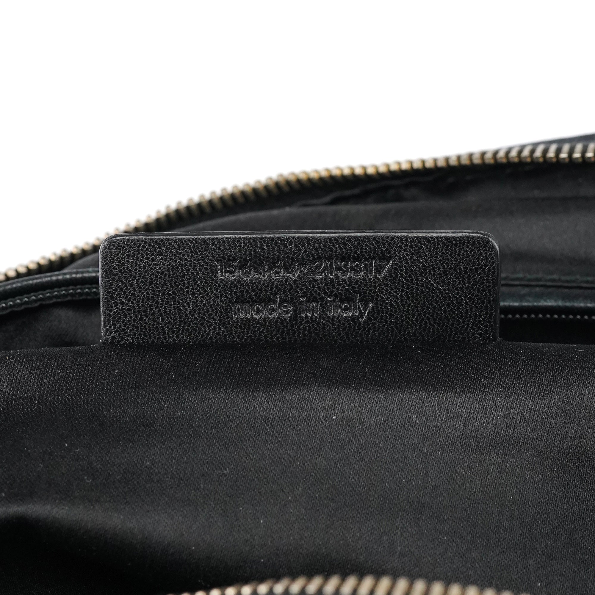 Black Leather Muse Tote Bag