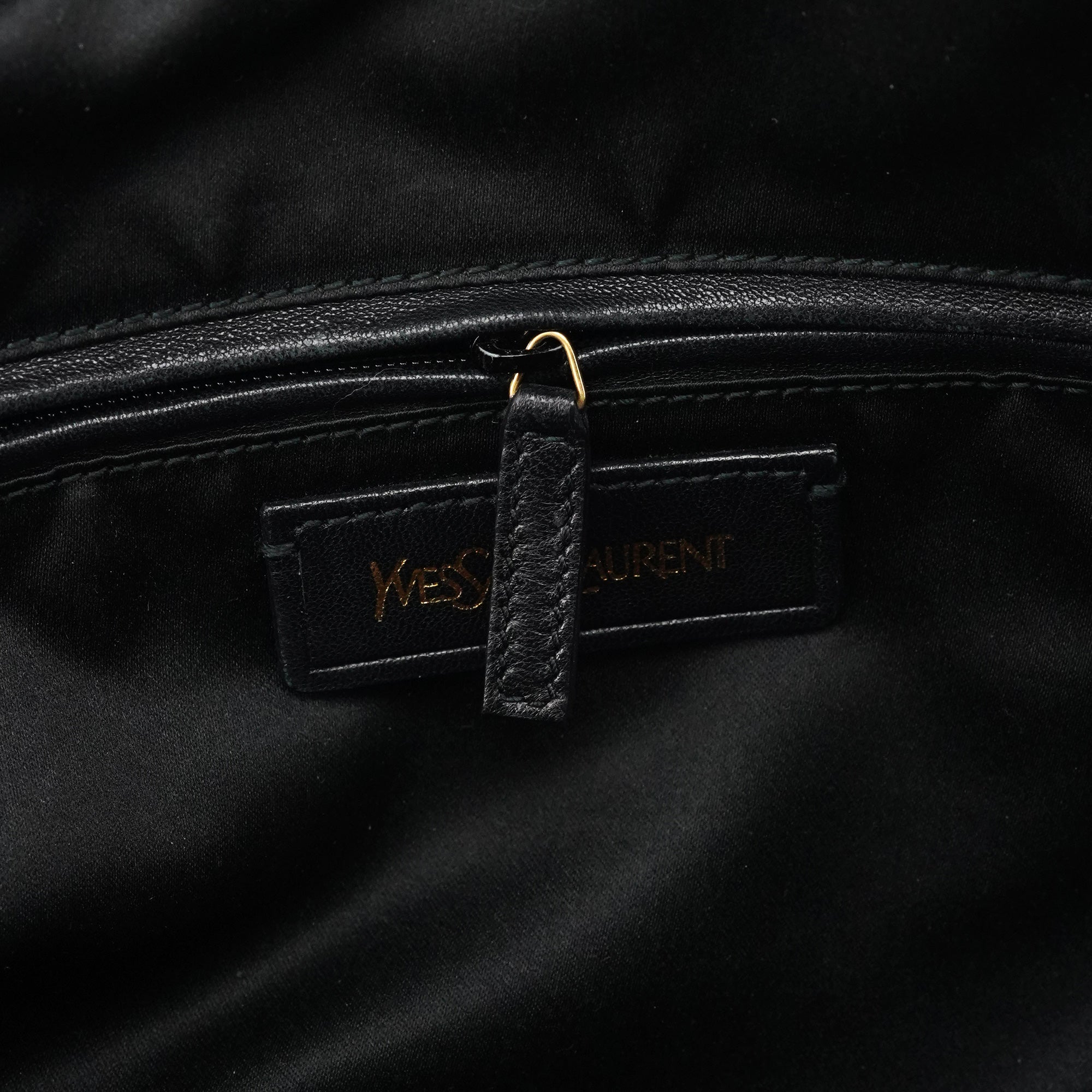 Black Leather Muse Tote Bag