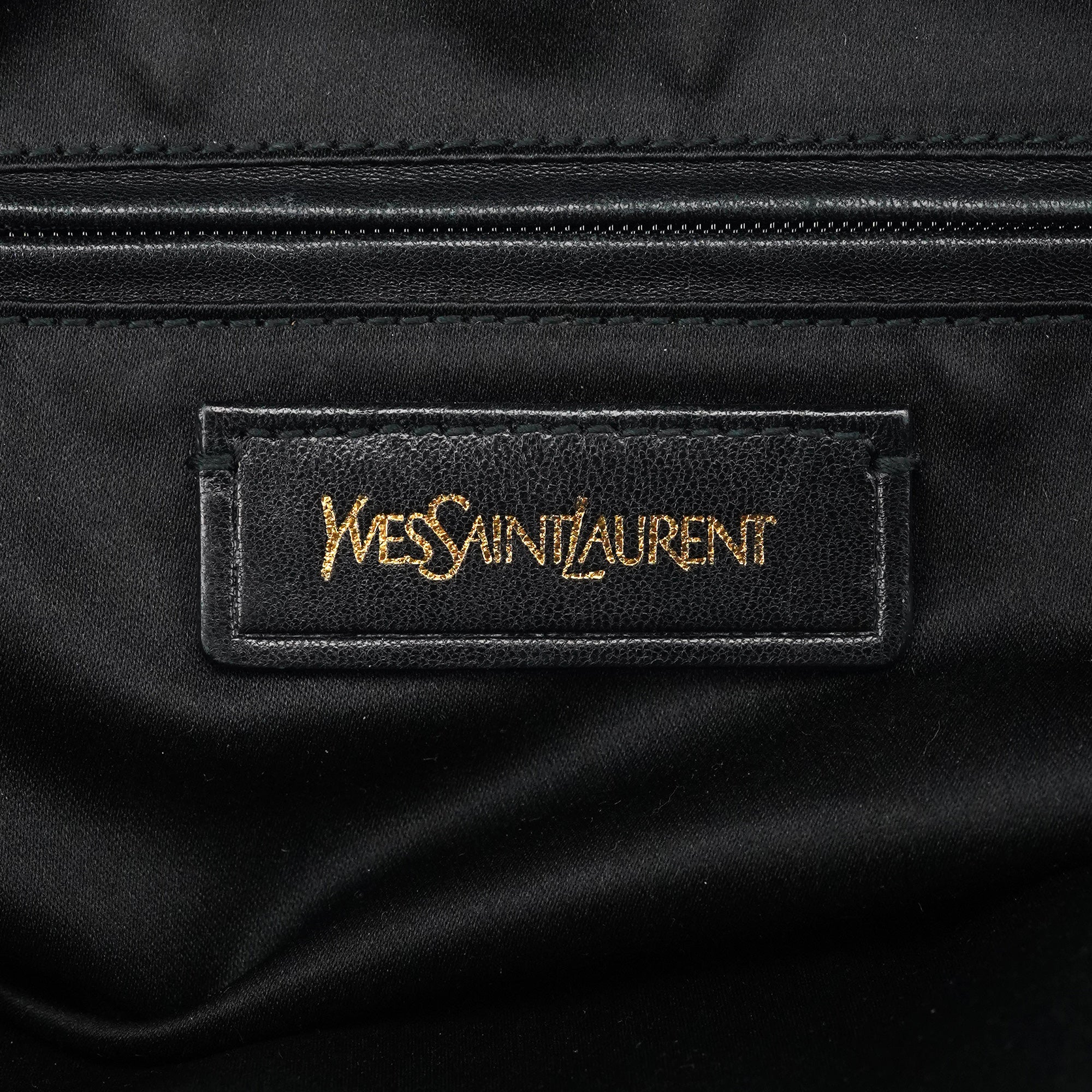 Black Leather Muse Tote Bag