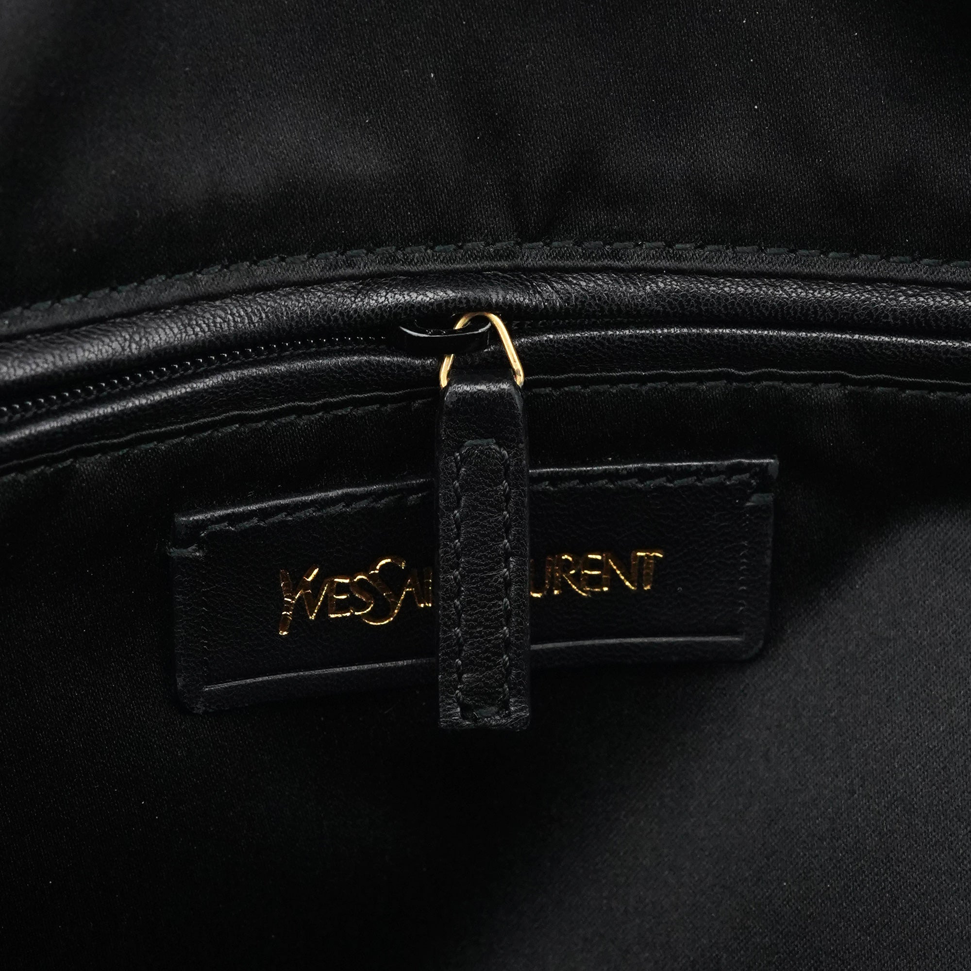 Black Leather Muse Tote Bag