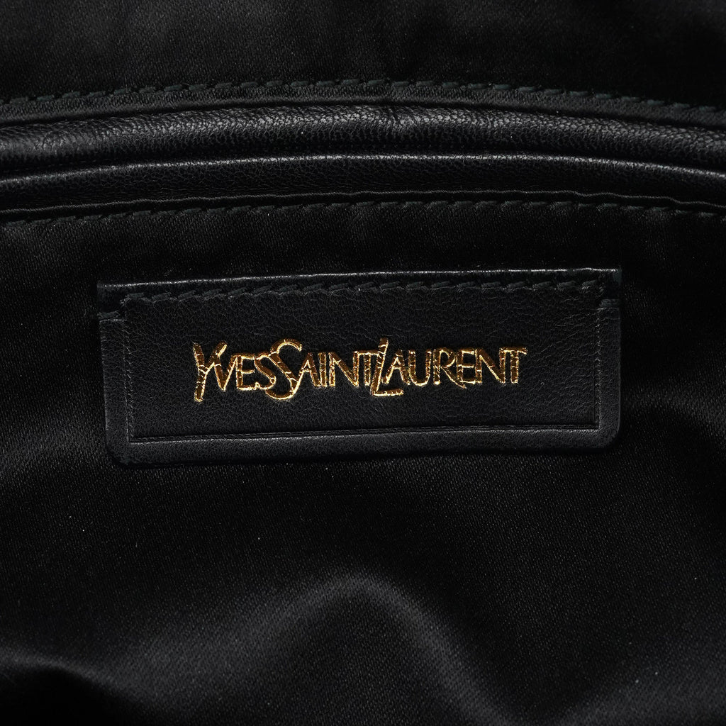 Black Leather Muse Tote Bag