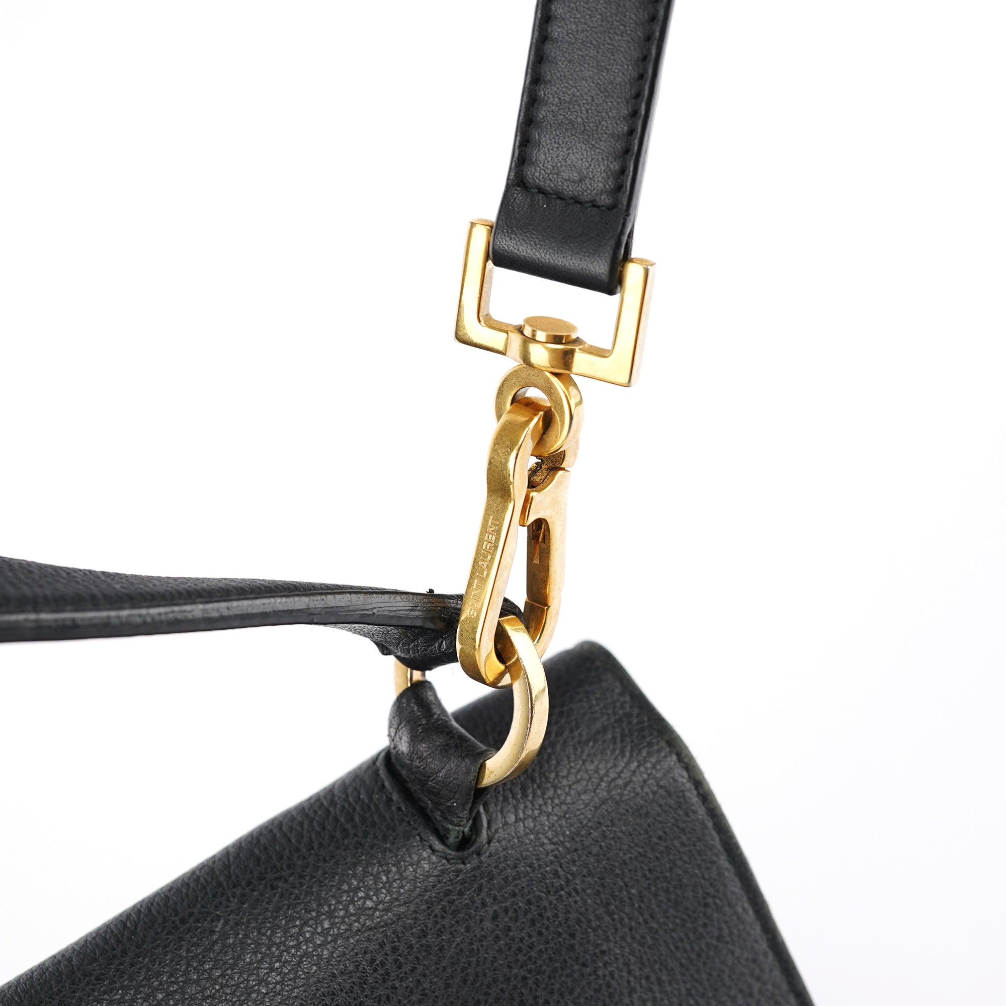 Black Leather Muse Two 2-Way Bag